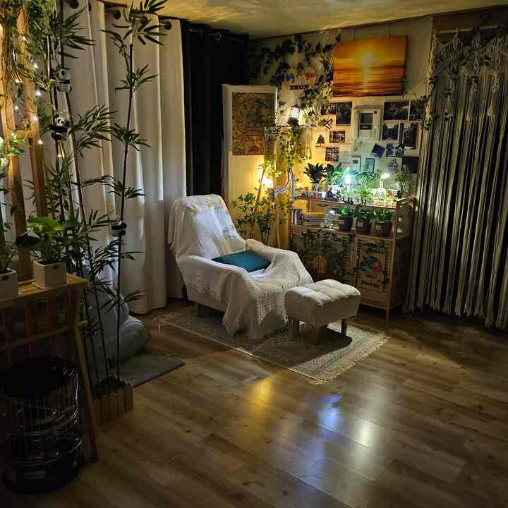 LAA 1人掛け リクライニングソファ＆スツールセット［2色］を使ったコーディネート 2