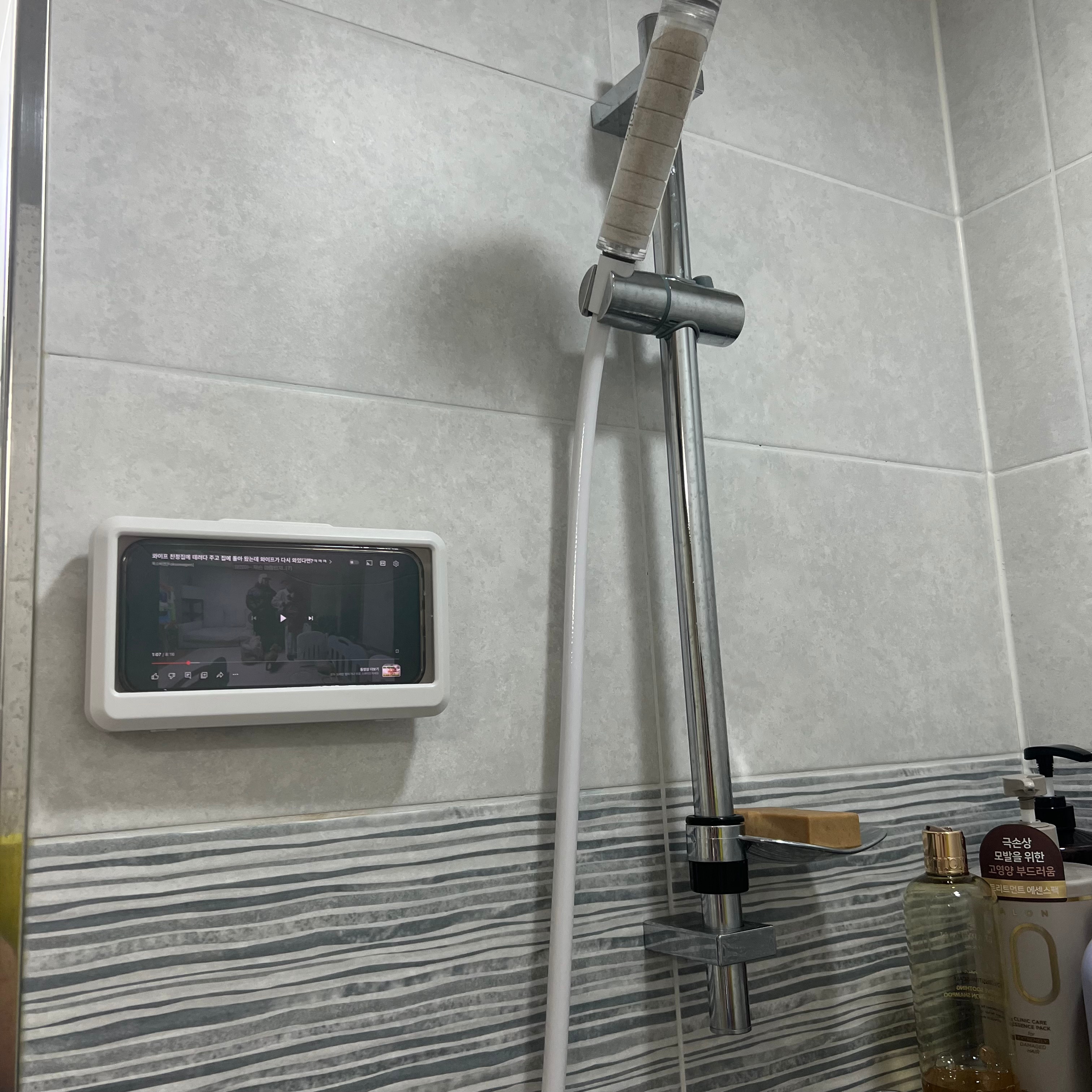 Safety White Waterproof Phone Holder user photo