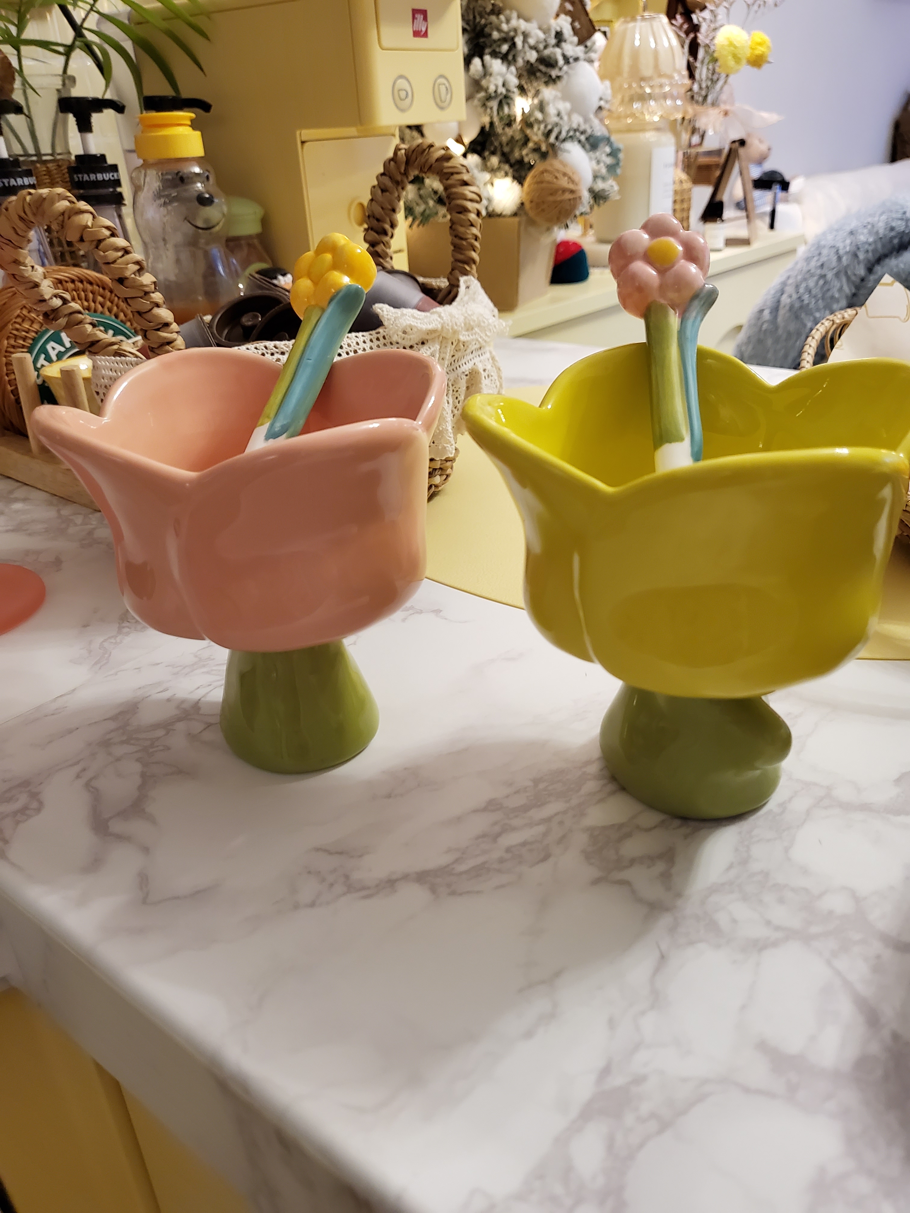 Tulip Dessert Bowl & Flower Spoon Set user photo