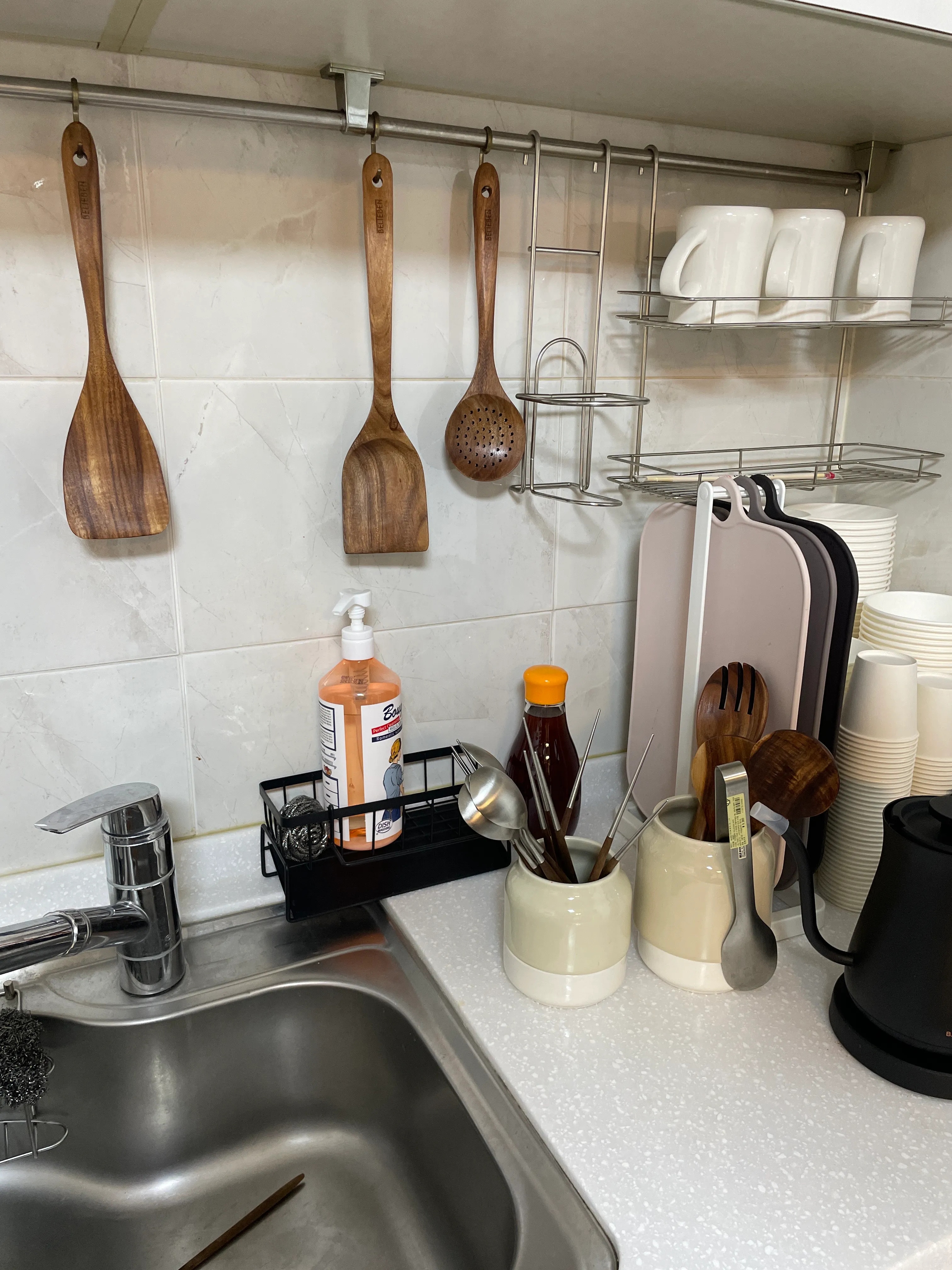 Maple Wood Handle Stainless Steel Cutlery Set (10-Piece) user photo