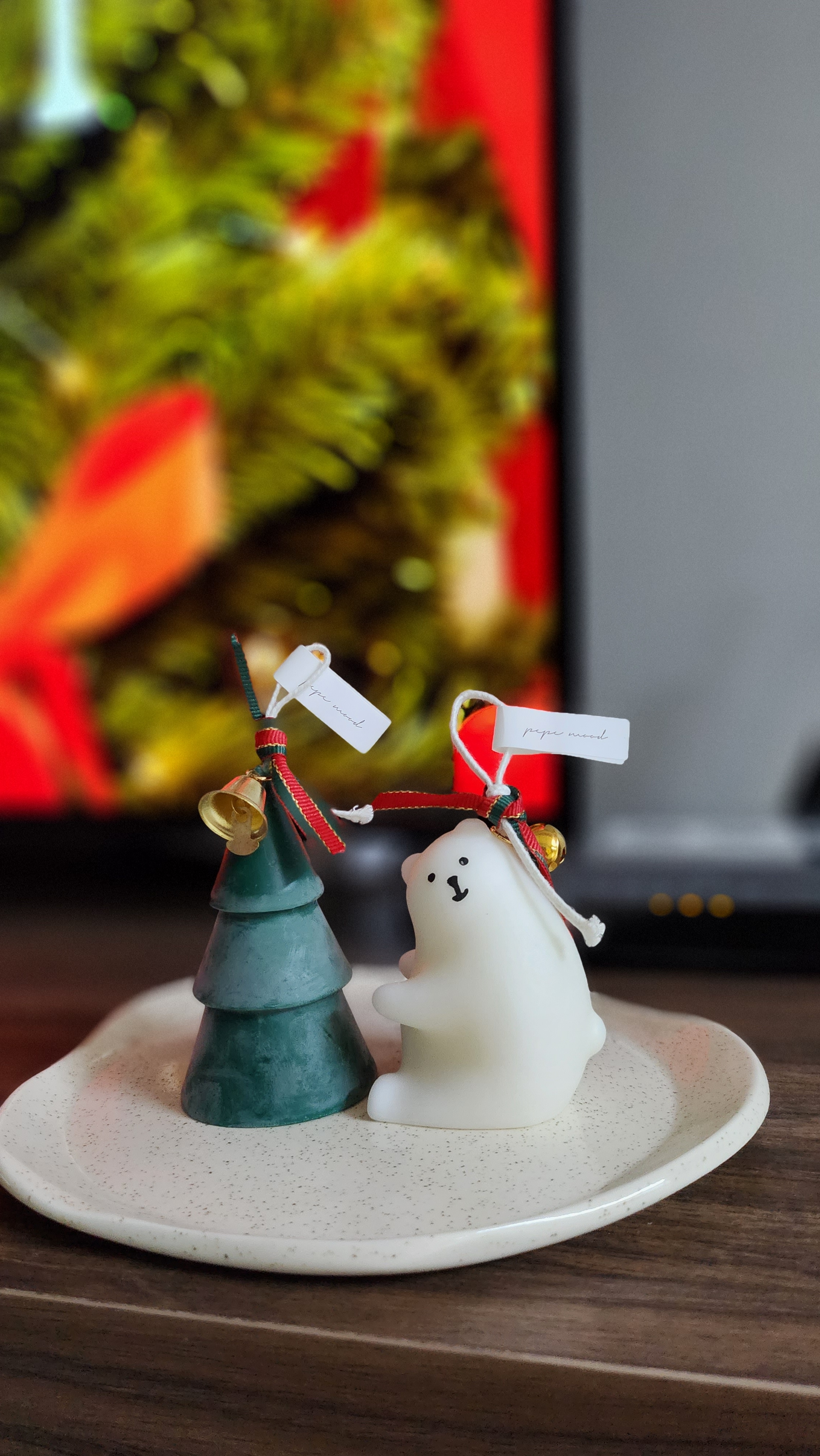 Christmas Bear & Tree Candle Set user photo