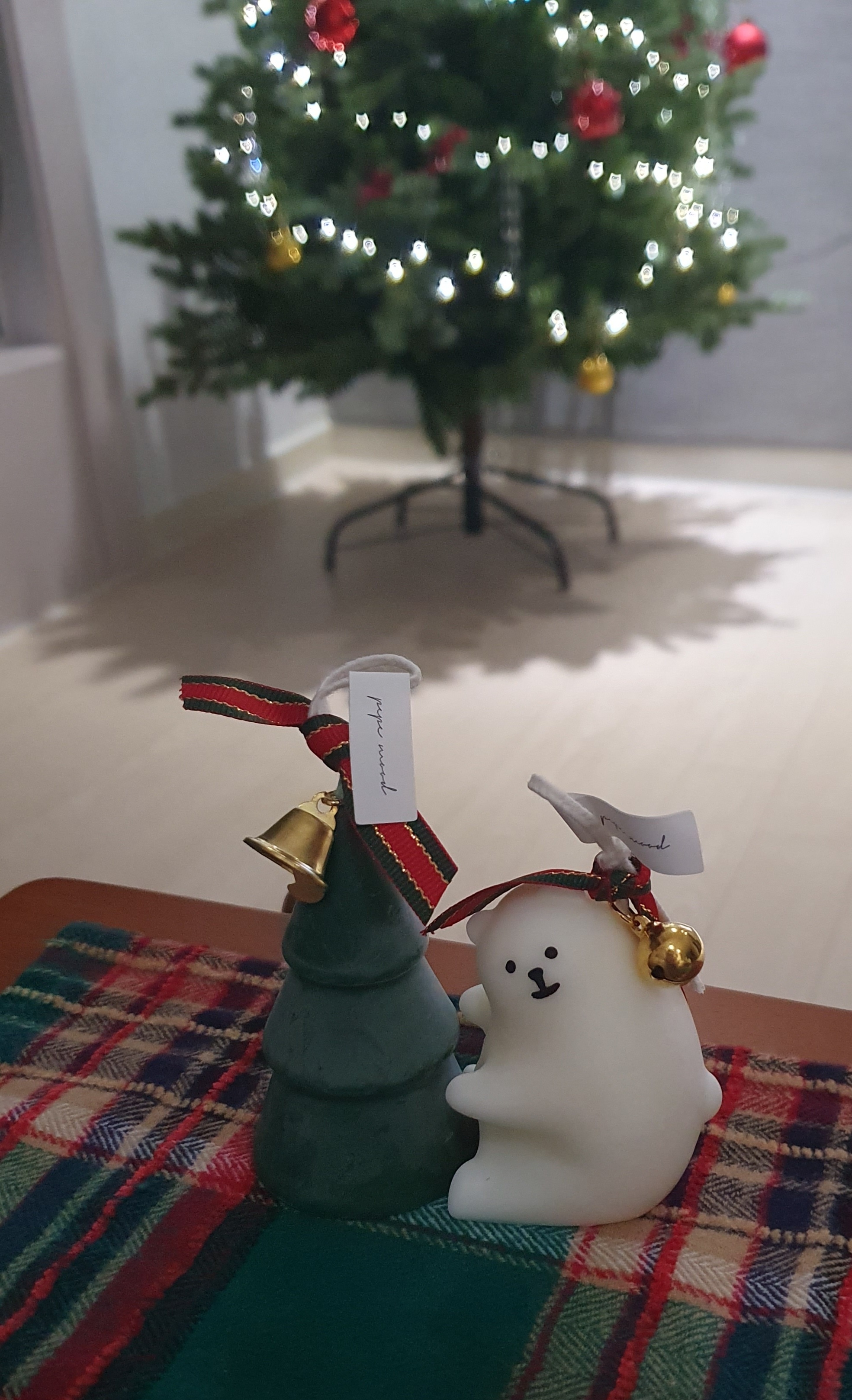 Christmas Bear & Tree Candle Set user photo