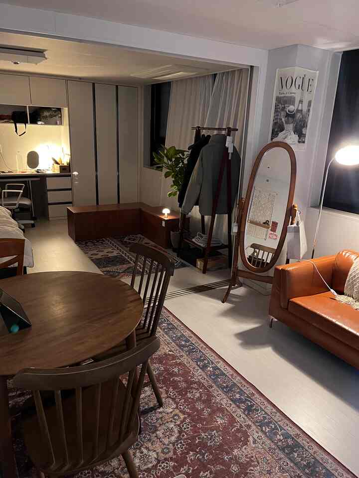 Ashley ウッド 全身鏡［7色］を使ったコーディネート 3