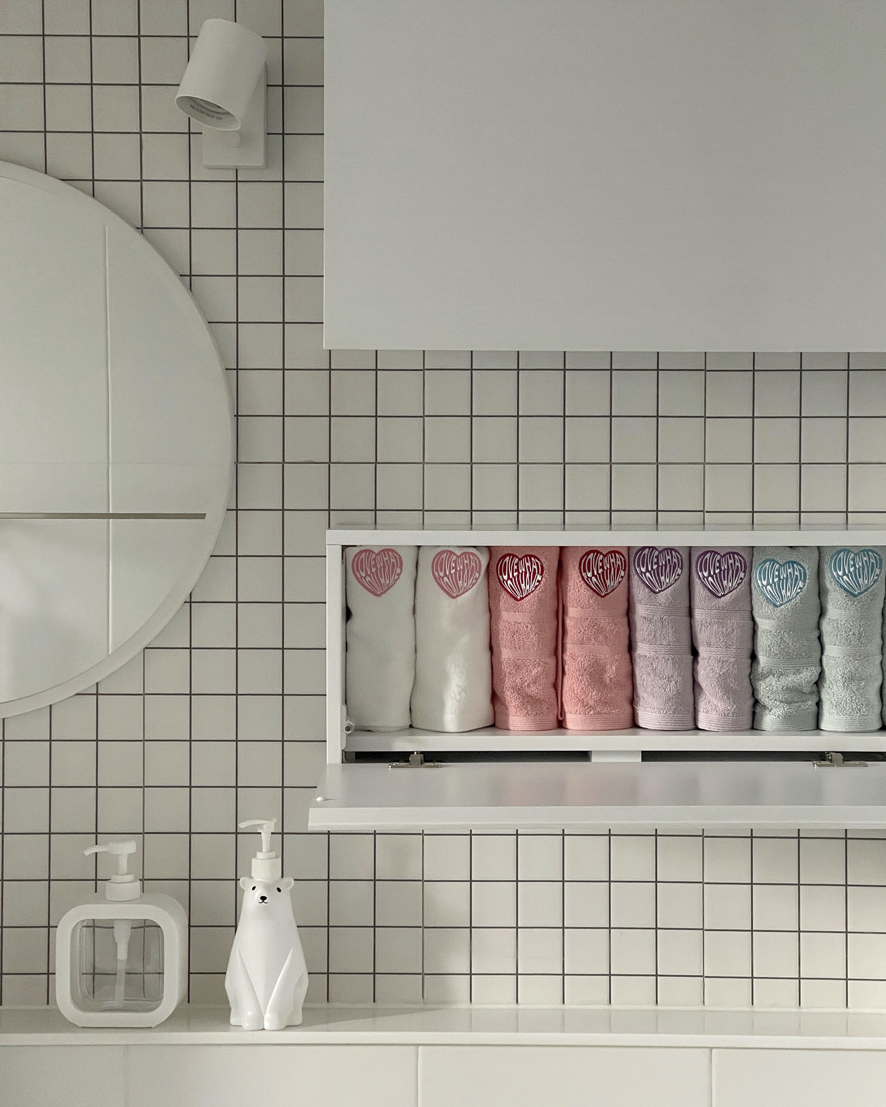 Heart Embroidery Kitsch Towel Set (10-Pack) user photo