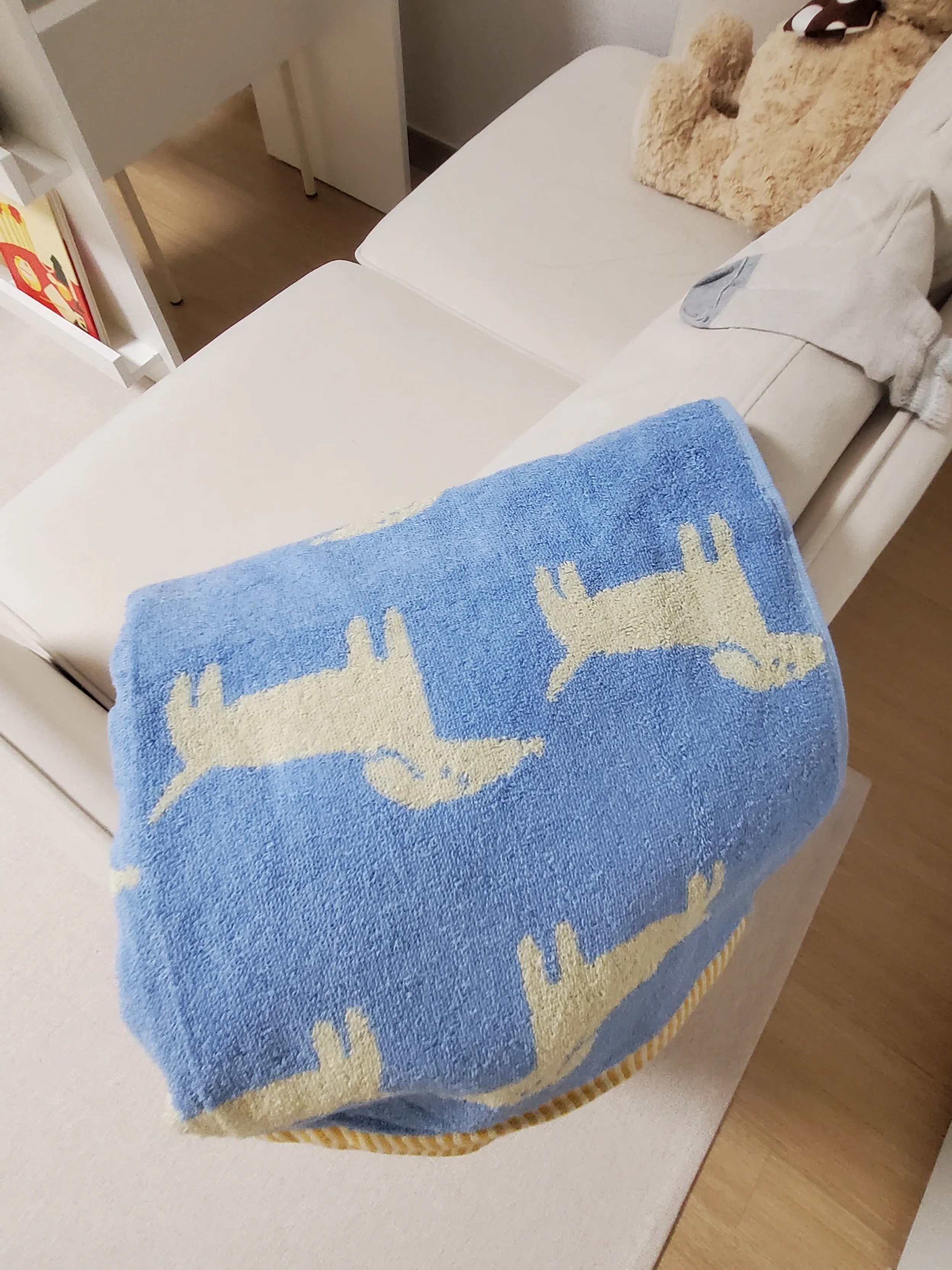 Swimming Dog Bath Towel user photo