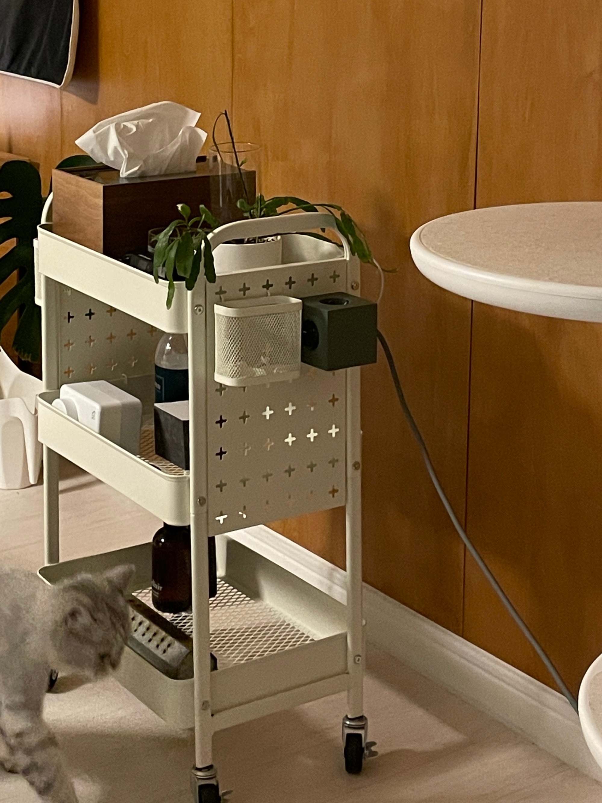 Kinsley Pegboard Utility Trolley Cart user photo