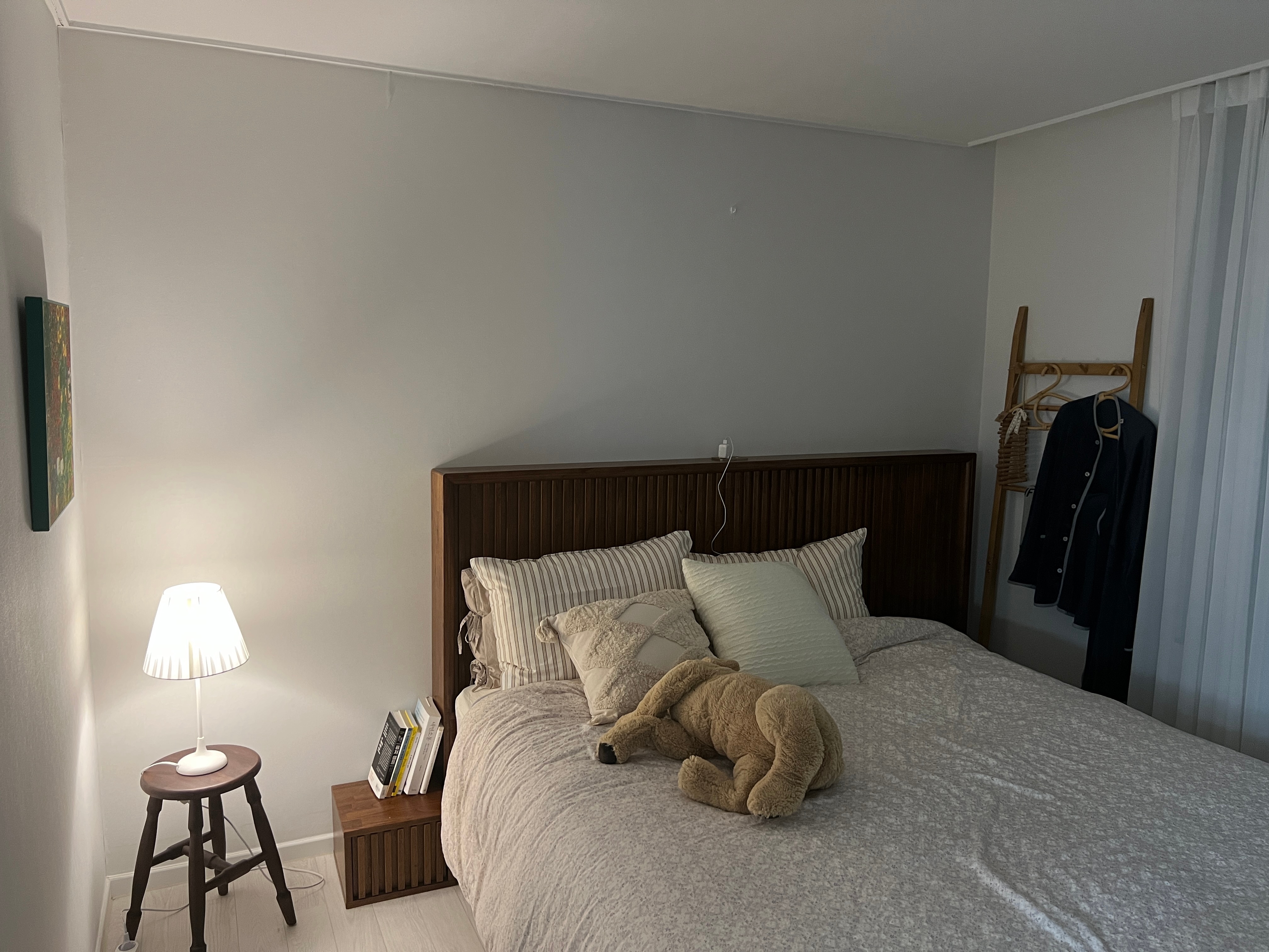 Solid Wood Ladder Clothes Rack Stand user photo