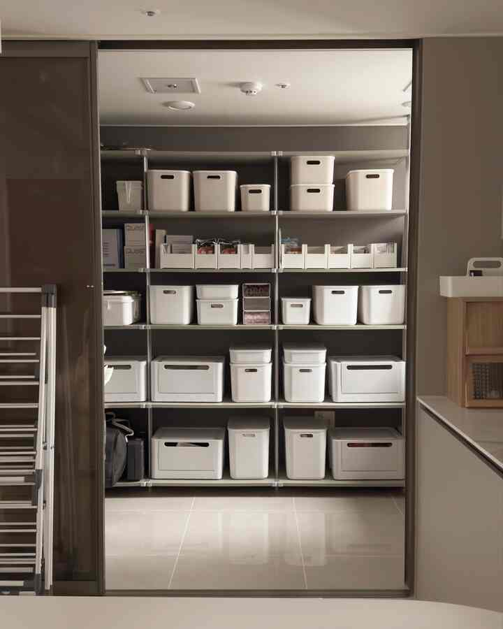 The second most important thing in the house is the pantry-! If I let my guard down even a little, it gets messy, so I can't help but worry about it🥲 Once I've decided to organize it like this, it's so convenient to fill and organize :)

#Pantry #팬트리수납 #팬트리수납 #정리수납 #수납함 #수납공간 #수납인테리어