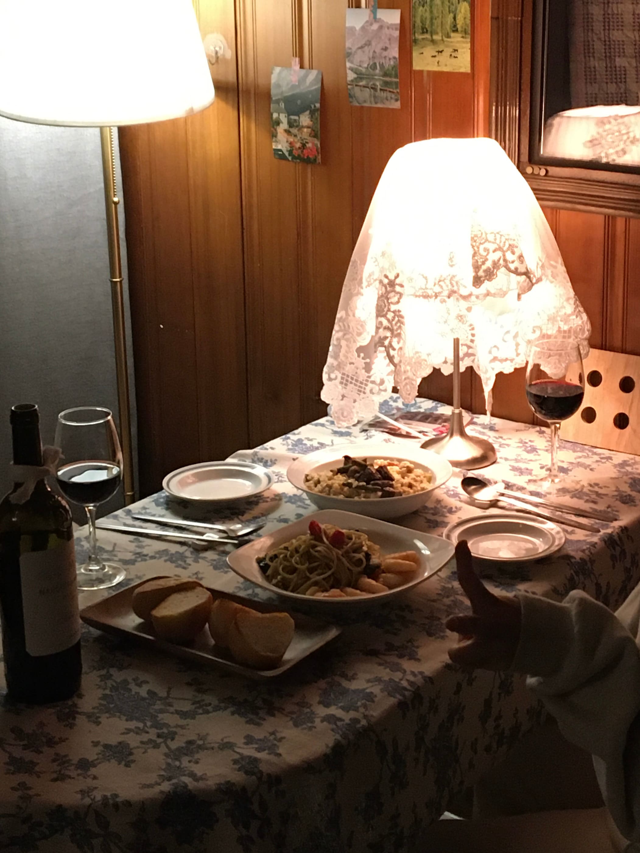 Chairfactory ハーフムーン 半楕円形 ダイニングテーブル 120cm