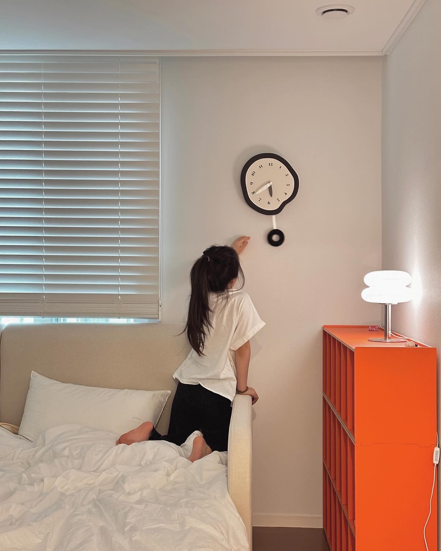 Wavy Retro Wall Clock user photo