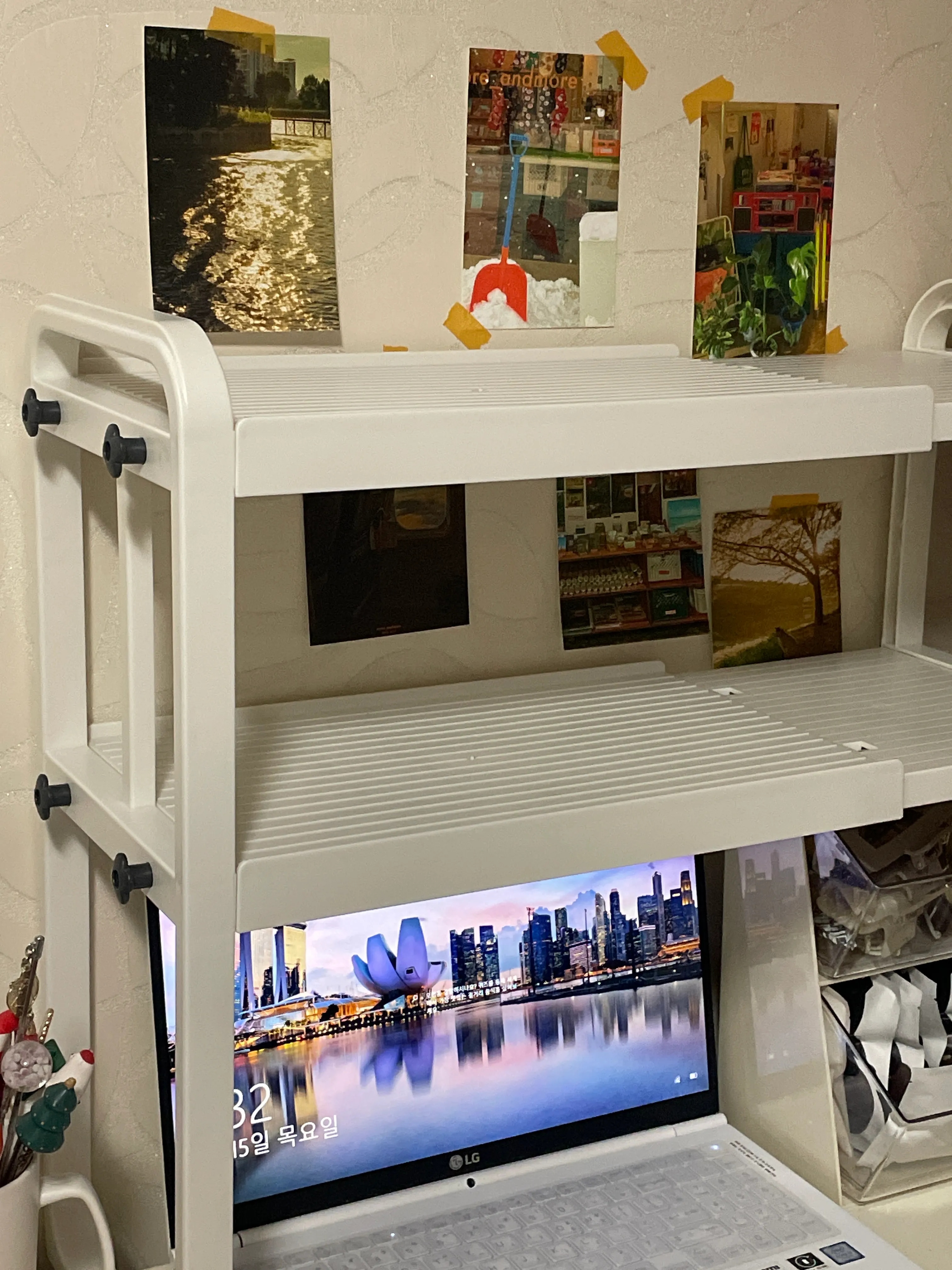 Adjustable Desk Storage Shelf (2-Tier) user photo