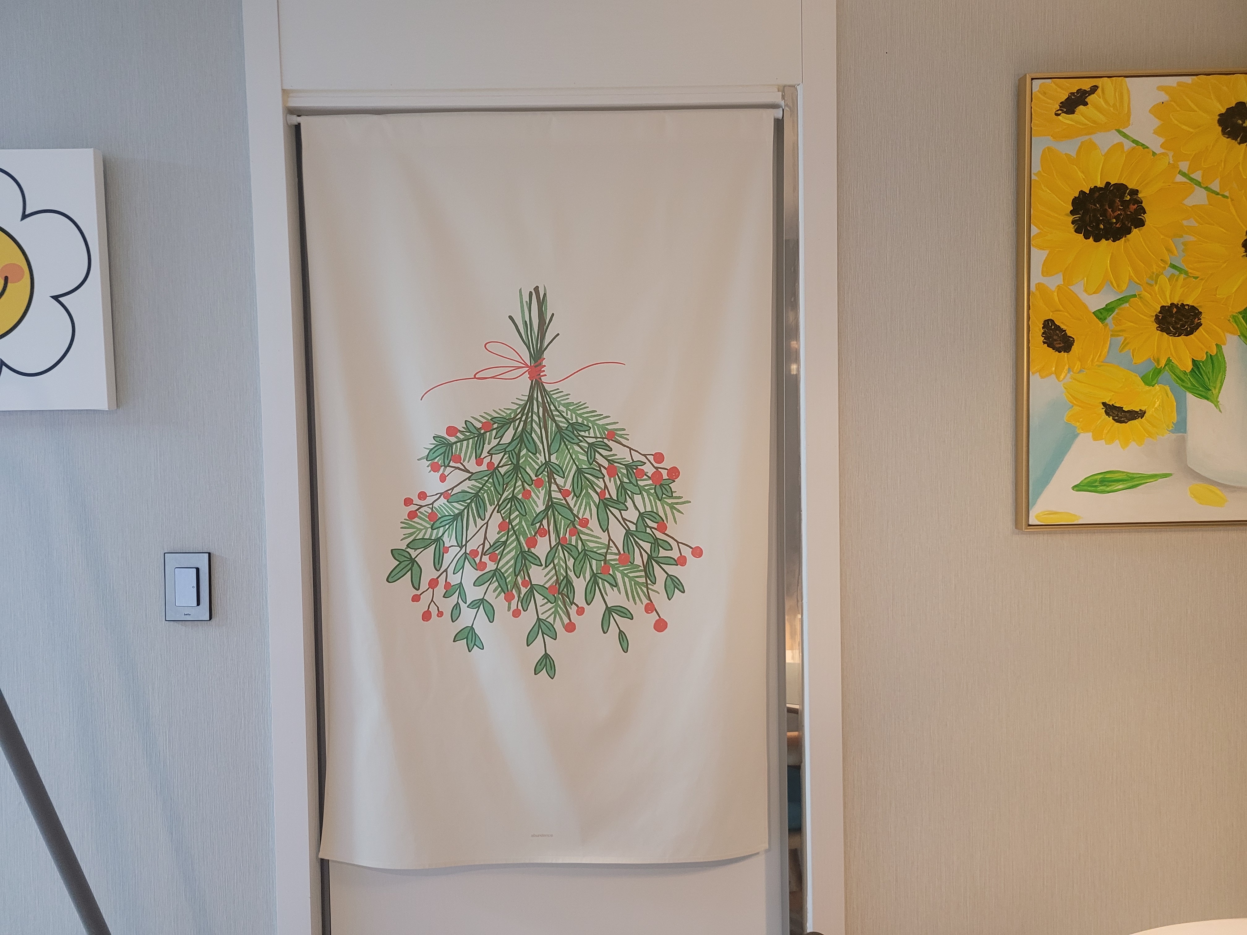Christmas Bouquet Door Curtain user photo