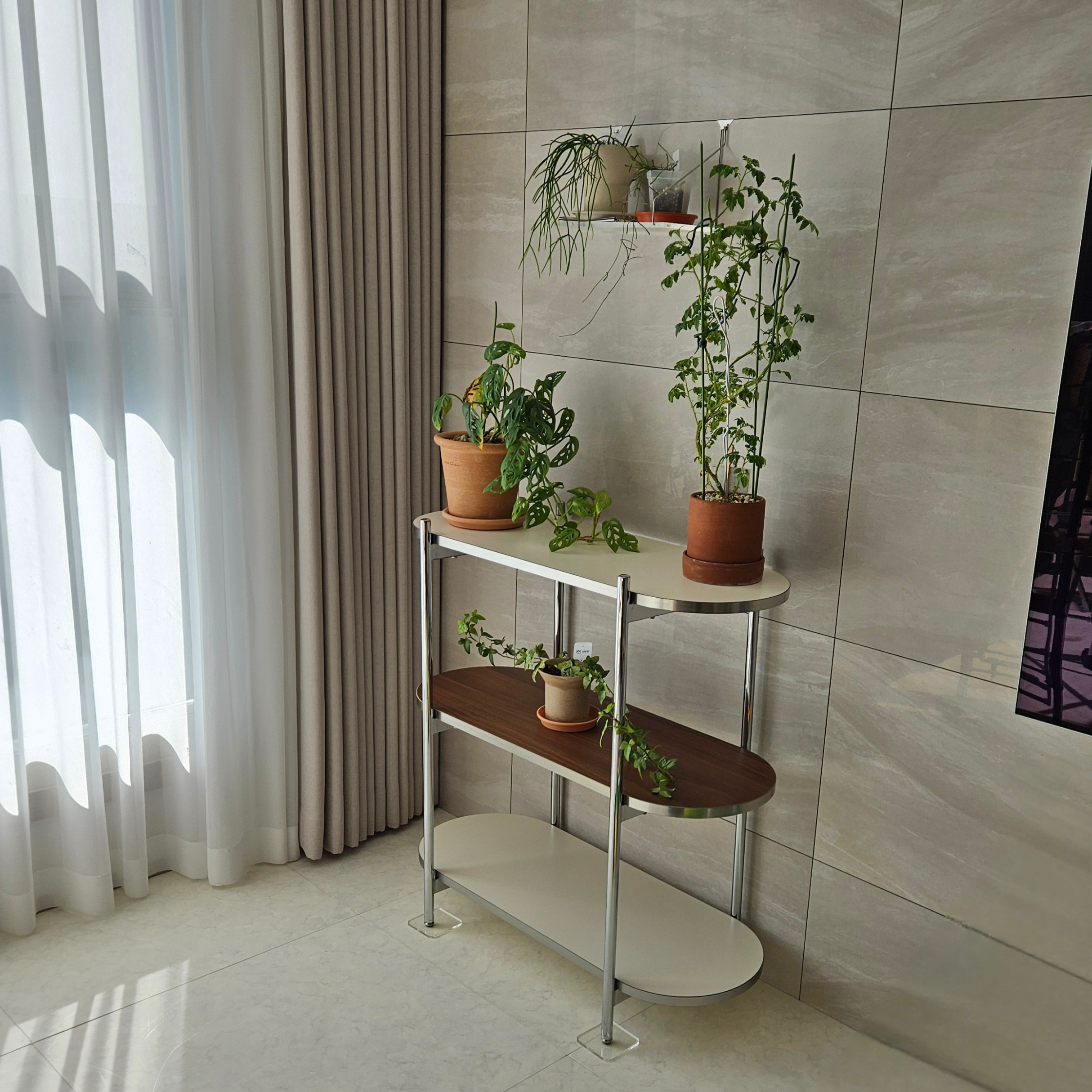 No-Drill Clear Acrylic Wall Shelf user photo
