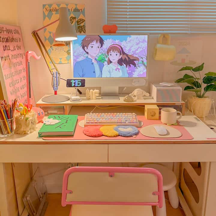 Petani kaya, petani kaya, mejaku cantik 🫧🌸💌


#Desk Terrier Family Rumah Saat Ini #데스크테리어족 #데스크테리어 #데스크셋업 #책상꾸미기 #책상인테리어 #책상정리 #책상조명 { 7 #lampu meja} #앵글포이즈 #책상 #서랍책상 #의자 #스낵체어 #디자인체어 #모니터받침대 #아이맥24 #스피커 #블루투스스피커 #cd플레이어 #기계식키보드 #미니러그 #마우스패드 #핑크데스크테리어 