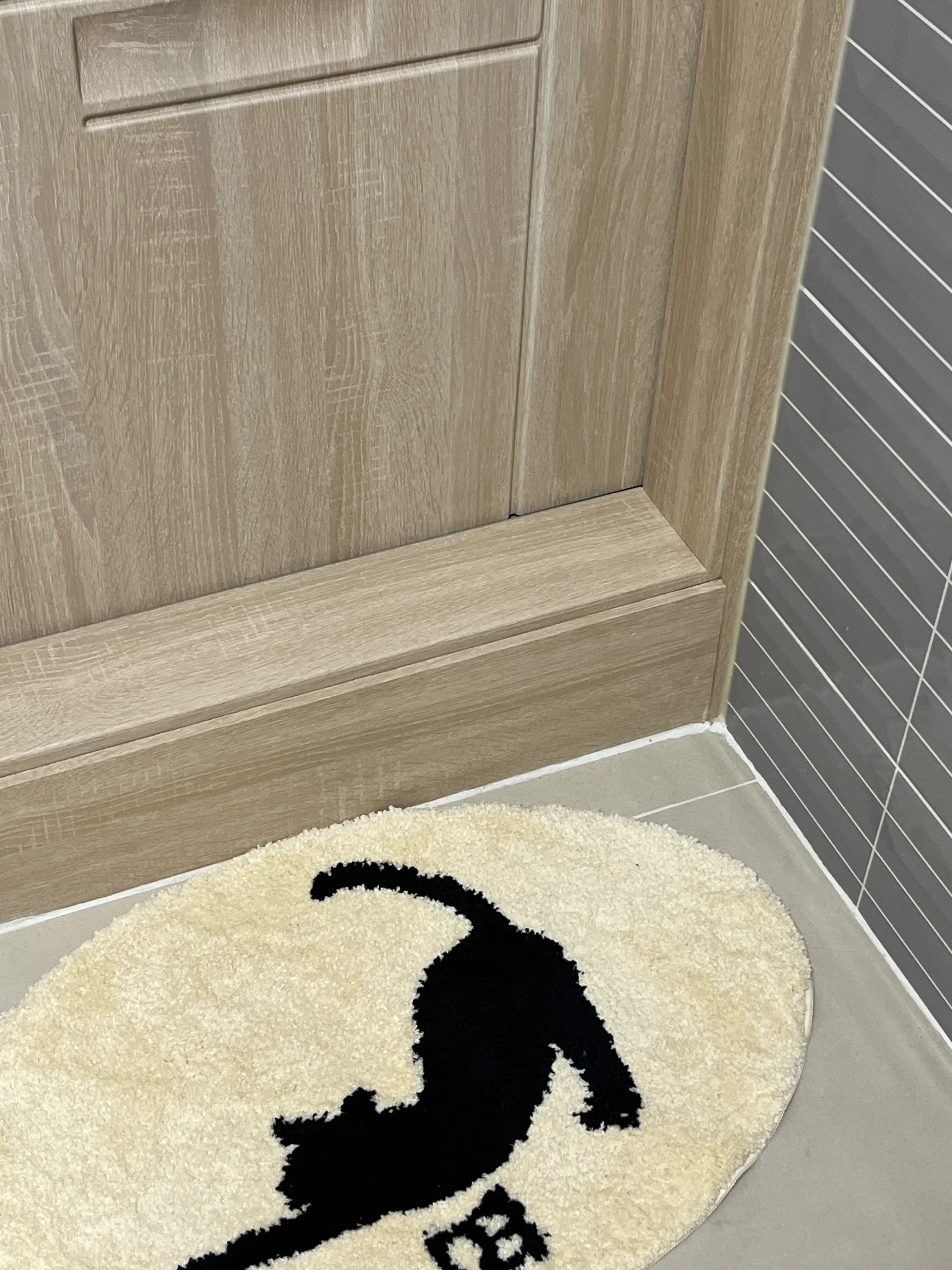 Elegant Cat Silhouette Accent Rug user photo