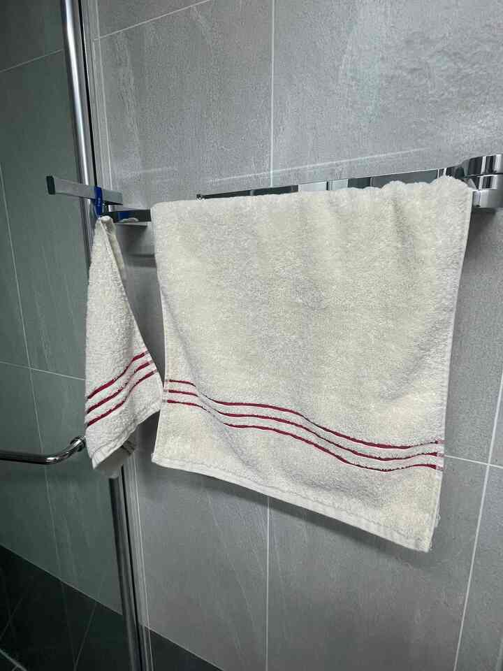 #twb #수건추천 
ストライプがシンプルながらも可愛いtwbタオル♥️