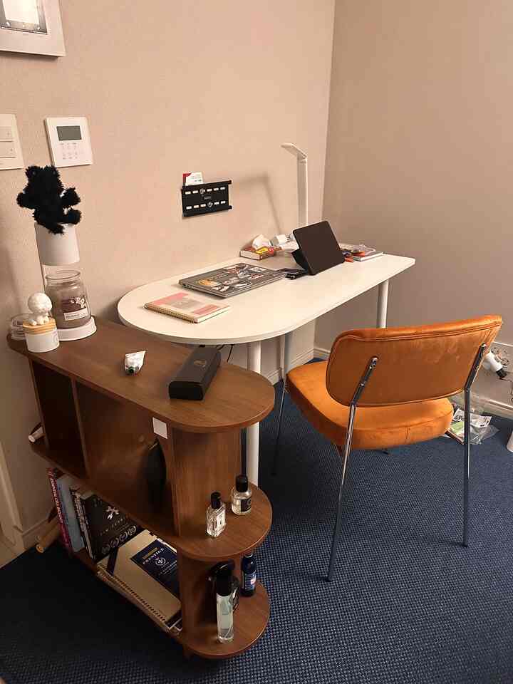 flat 半楕円形 ダイニングテーブル ホワイト［3サイズ］を使ったコーディネート 2