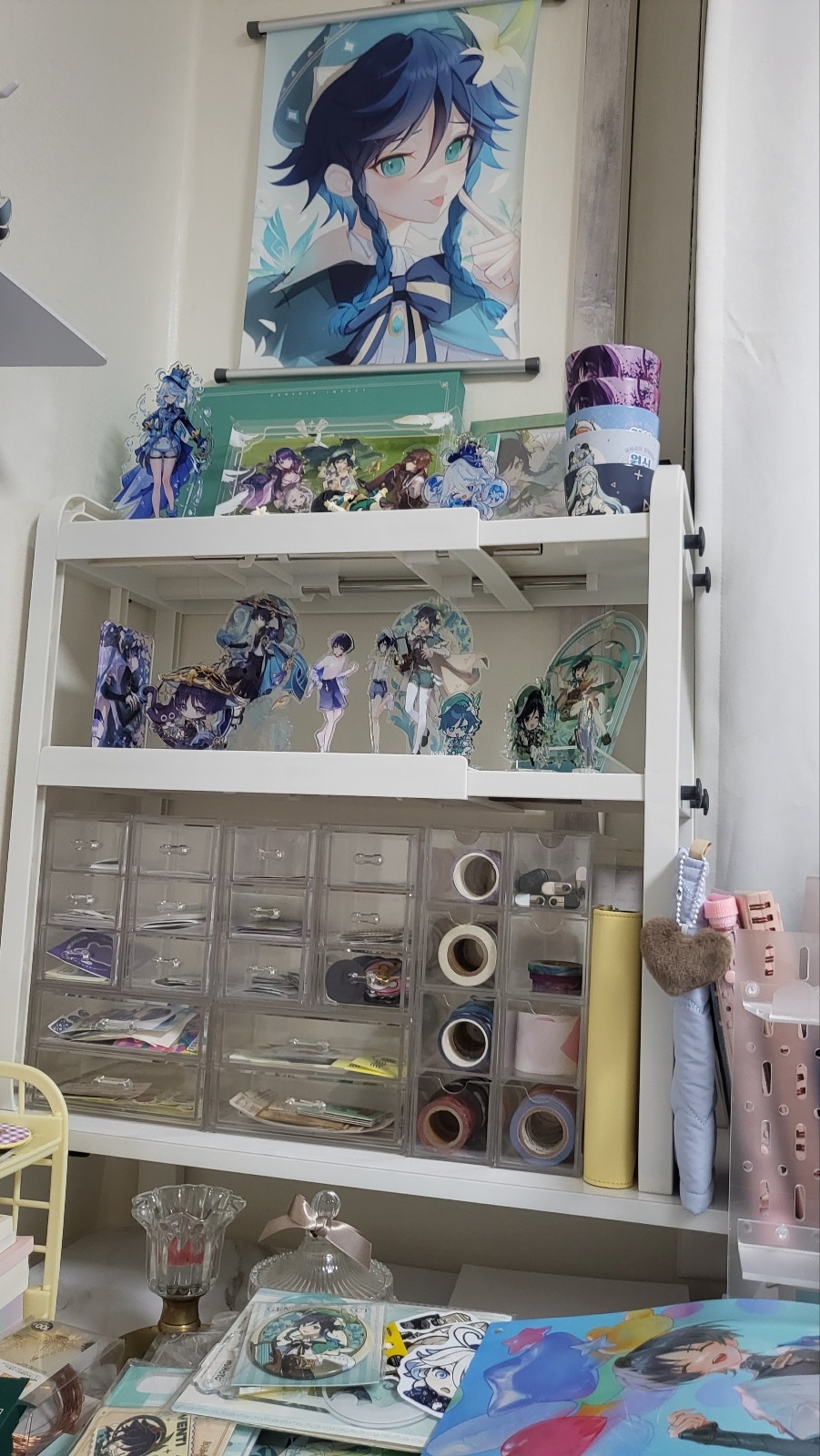 Adjustable Desk Storage Shelf (2-Tier) user photo