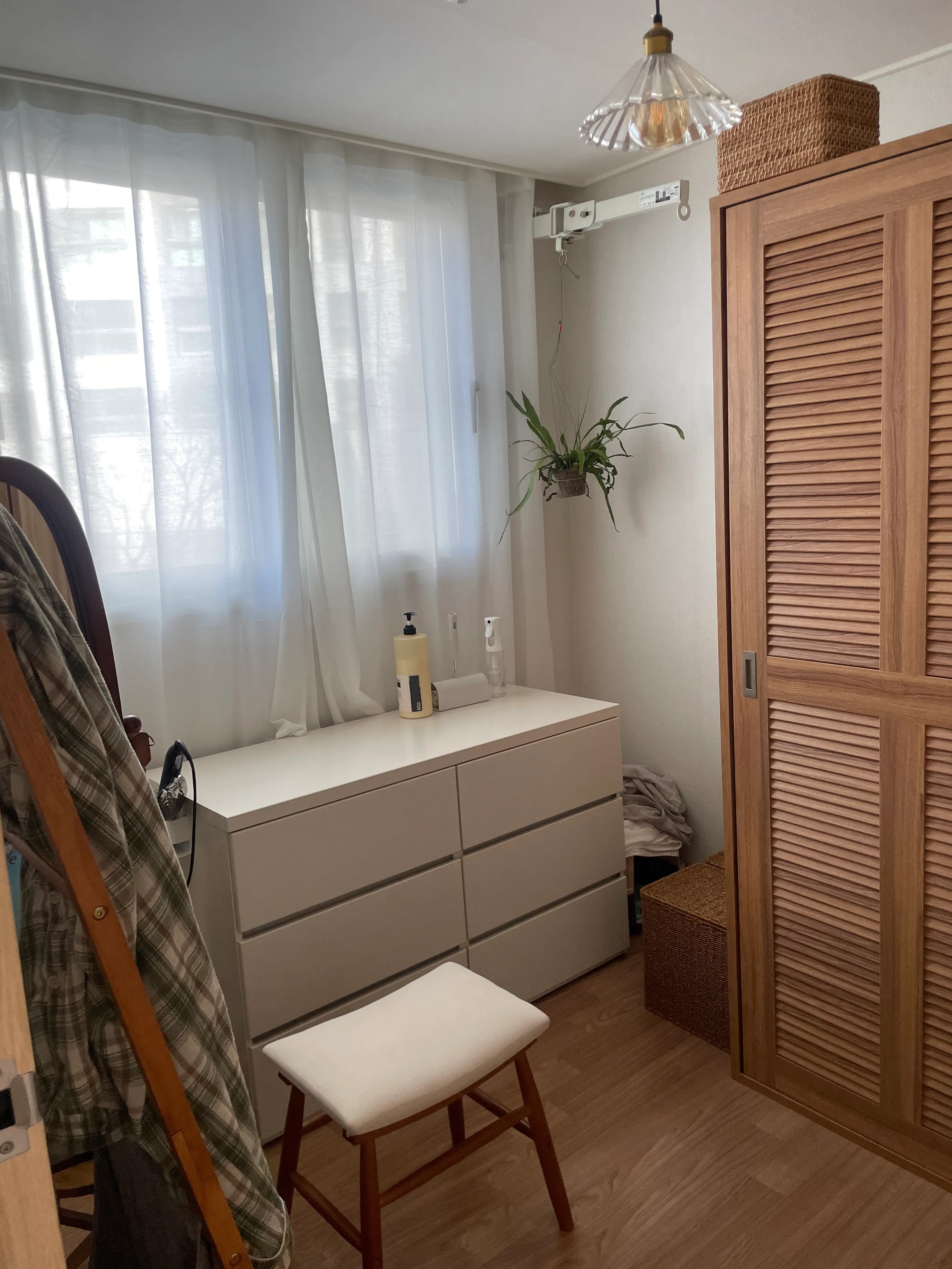 Solid Wood Ladder Clothes Rack Stand user photo