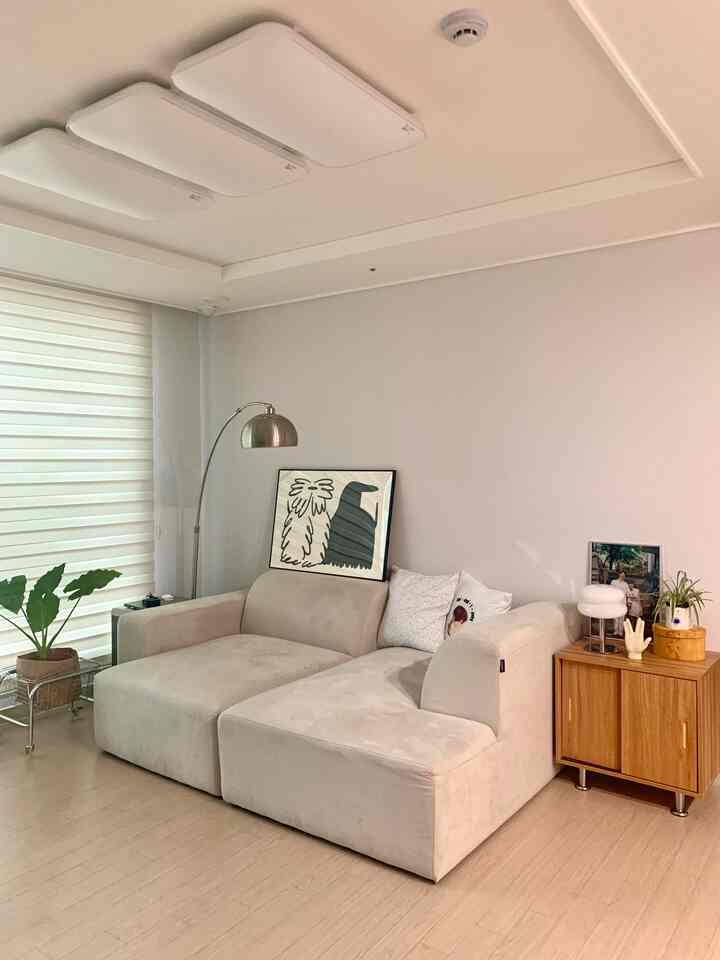 #집에서제일바빠포토존私が考える我が家フォトゾーン3ヶ所！ 🤍

1.  #오하우스 #오하우스시즌10 #오하우스reun10n #reun10n #거실 #거실인테리어  #우드 #우드인테리어 #원목 #원목인테리어 #미드센추리 #미드센추리모던 #식테리어 #식물 #식집사 #플랜테리어 #모듈쇼파 #장스탠드 #협탁 #조명 