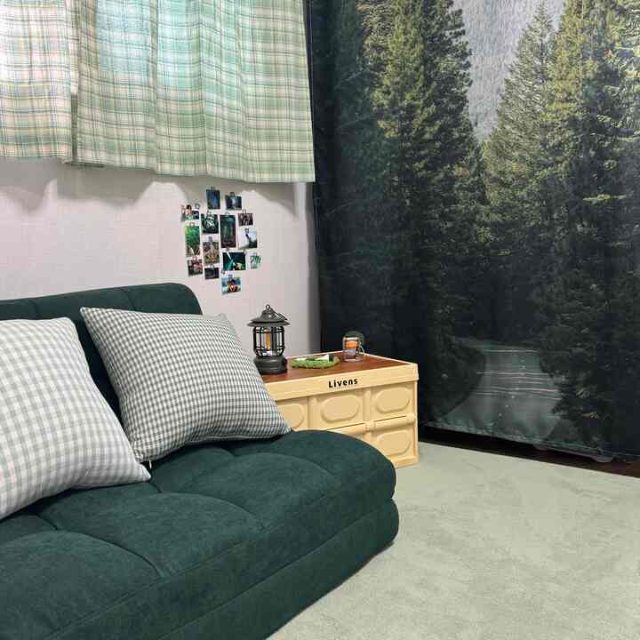 AMBO 2人掛け ソファベッド［9色］を使ったコーディネート 3