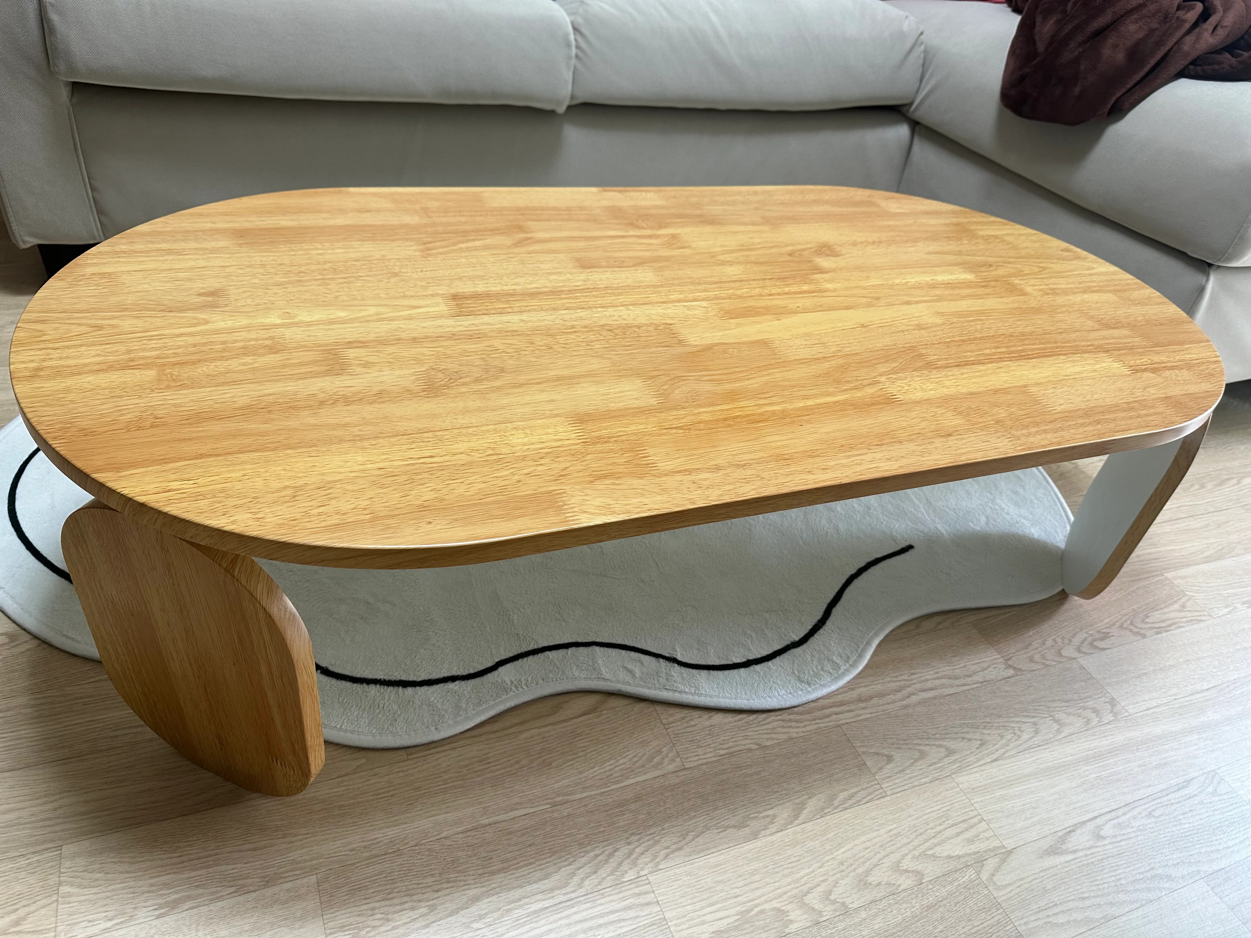 Louis Modular Foldable Wooden Coffee Table user photo