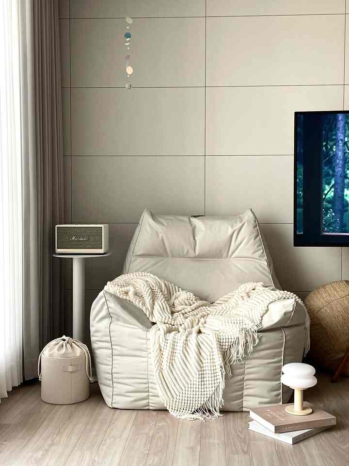 TOM meta-care 防水 ビーズソファ 1人掛け［4色］を使ったコーディネート 3