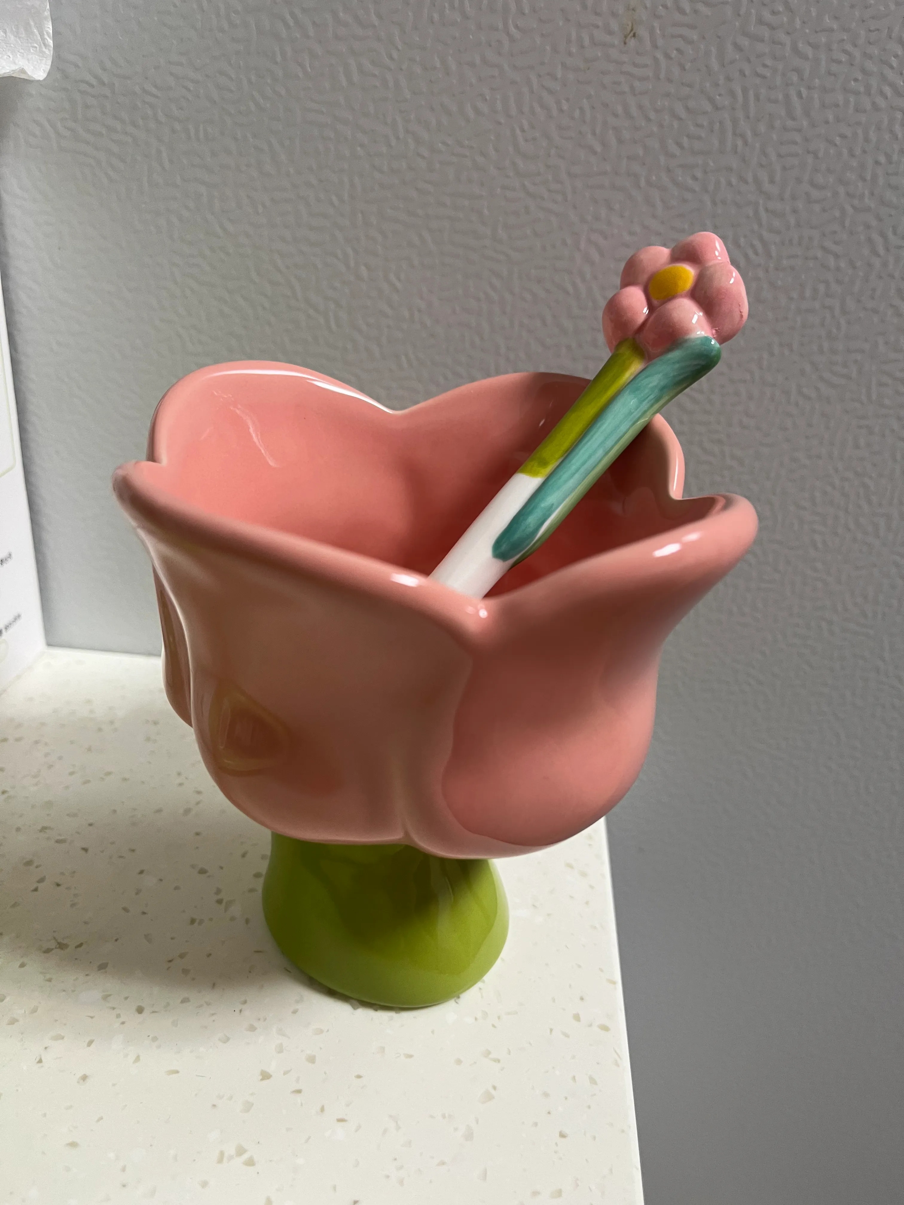 Tulip Dessert Bowl & Flower Spoon Set user photo