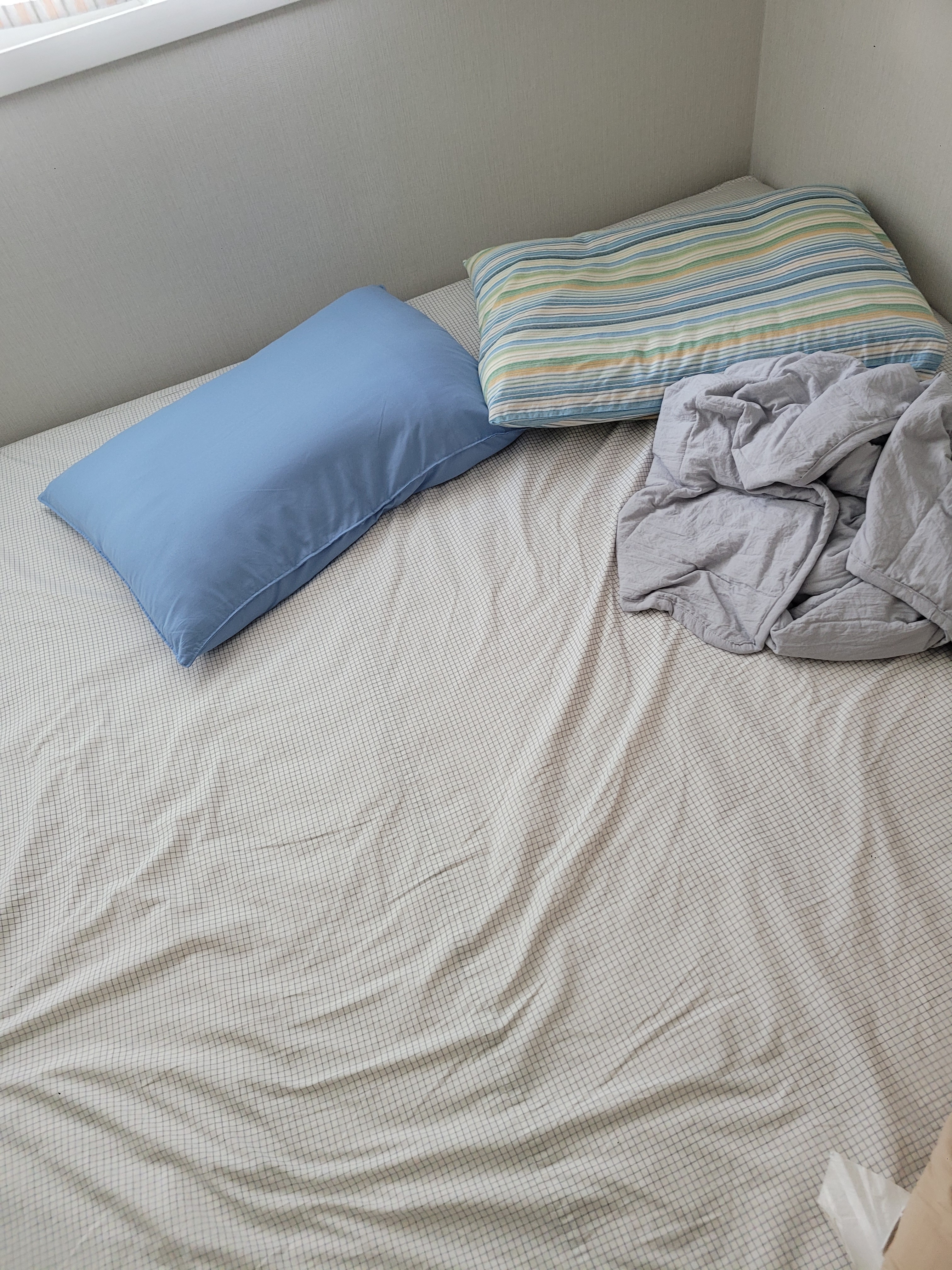 Almond Check Pattern Pure Cotton Duvet Cover & Fitted Sheet user photo