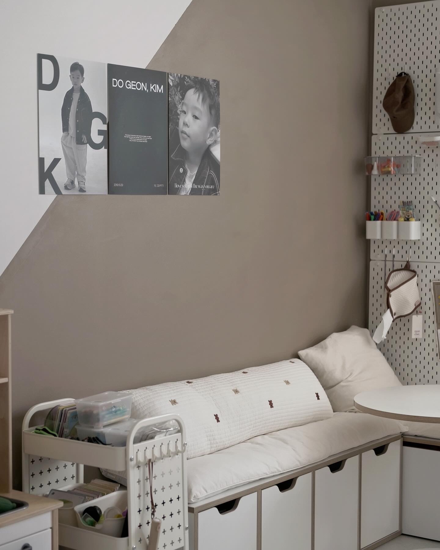 Kinsley Pegboard Utility Trolley Cart user photo