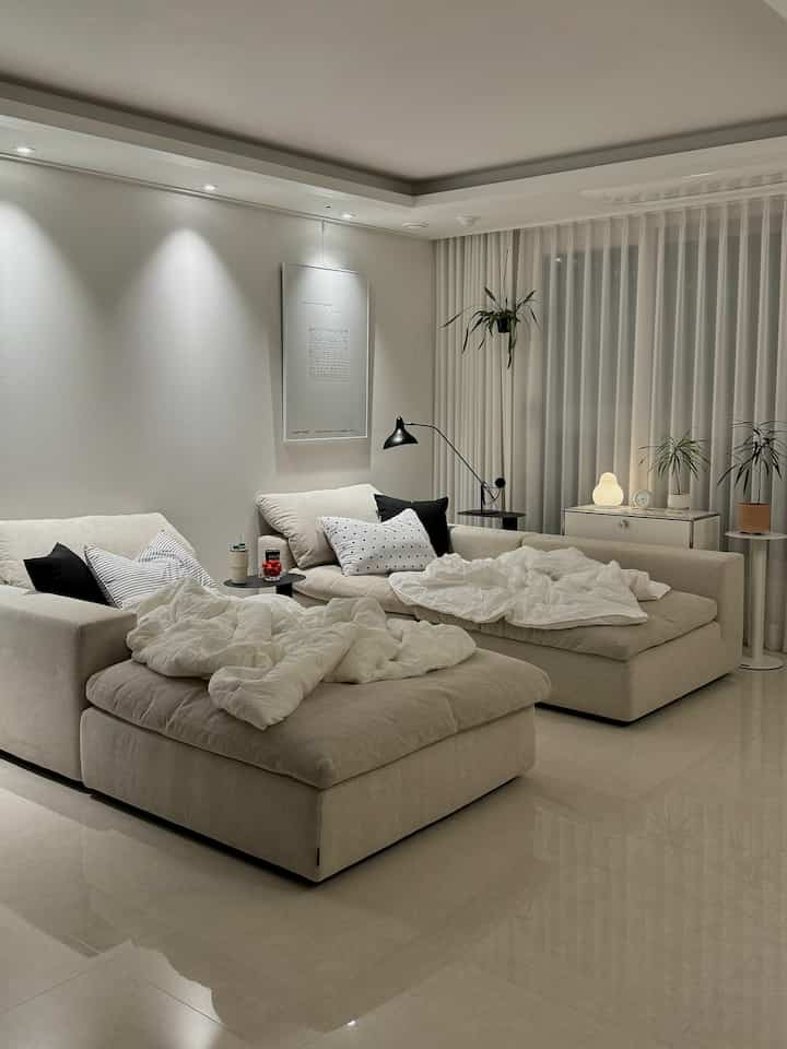 CLEAN COTTON カバーのいらない布団＆枕カバーセット［9色・3サイズ］を使ったコーディネート 3