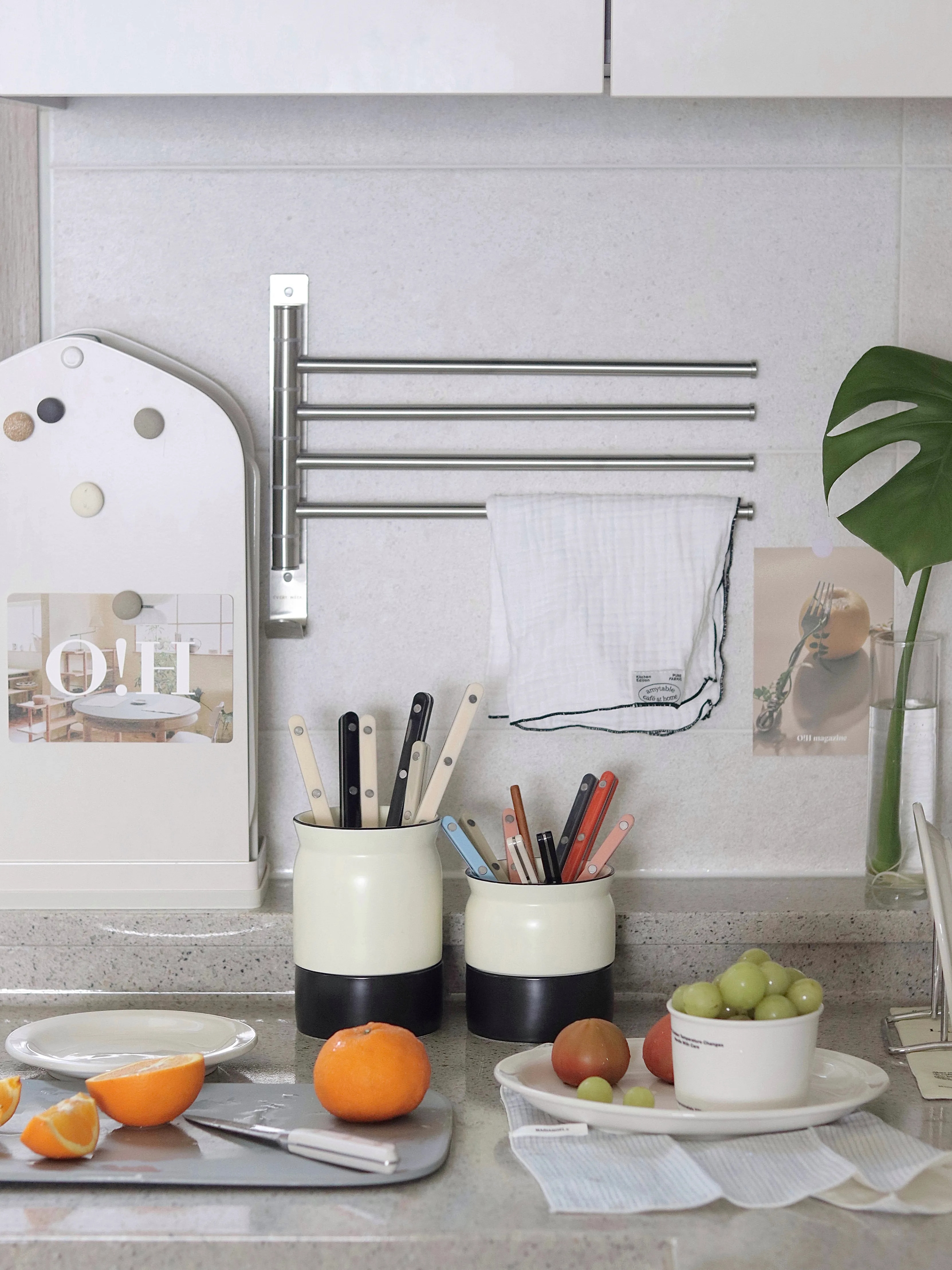 Two-Tone Self-Draining Ceramic Utensil Holders (Set of 2) user photo