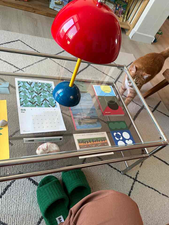 ペット用 フードボウル las'se ダブル カラーエディション［16色・2サイズ］を使ったコーディネート 1