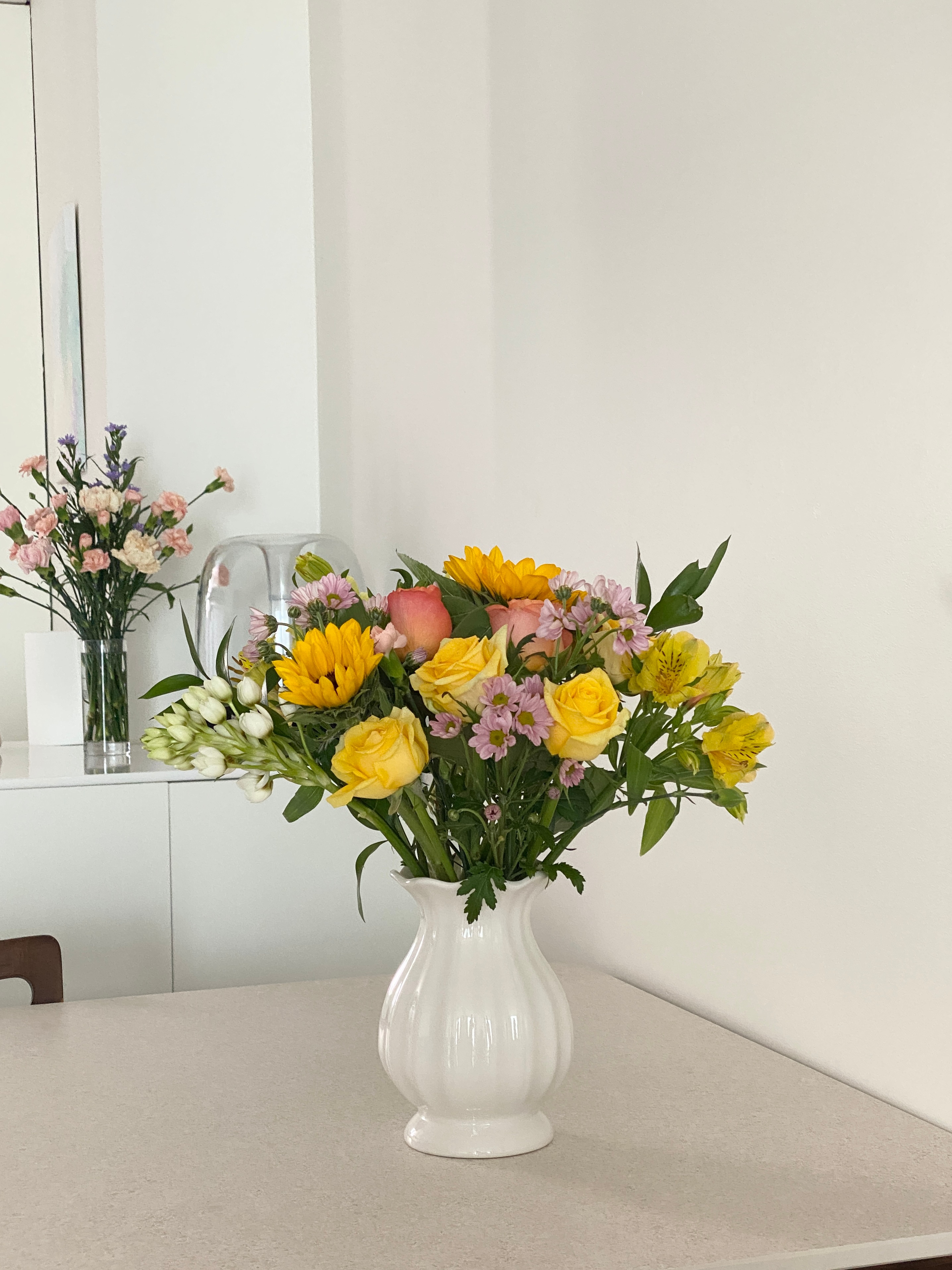 Short Pleated White Vase user photo