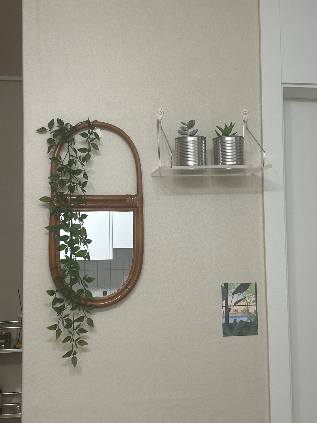 No-Drill Clear Acrylic Wall Shelf user photo