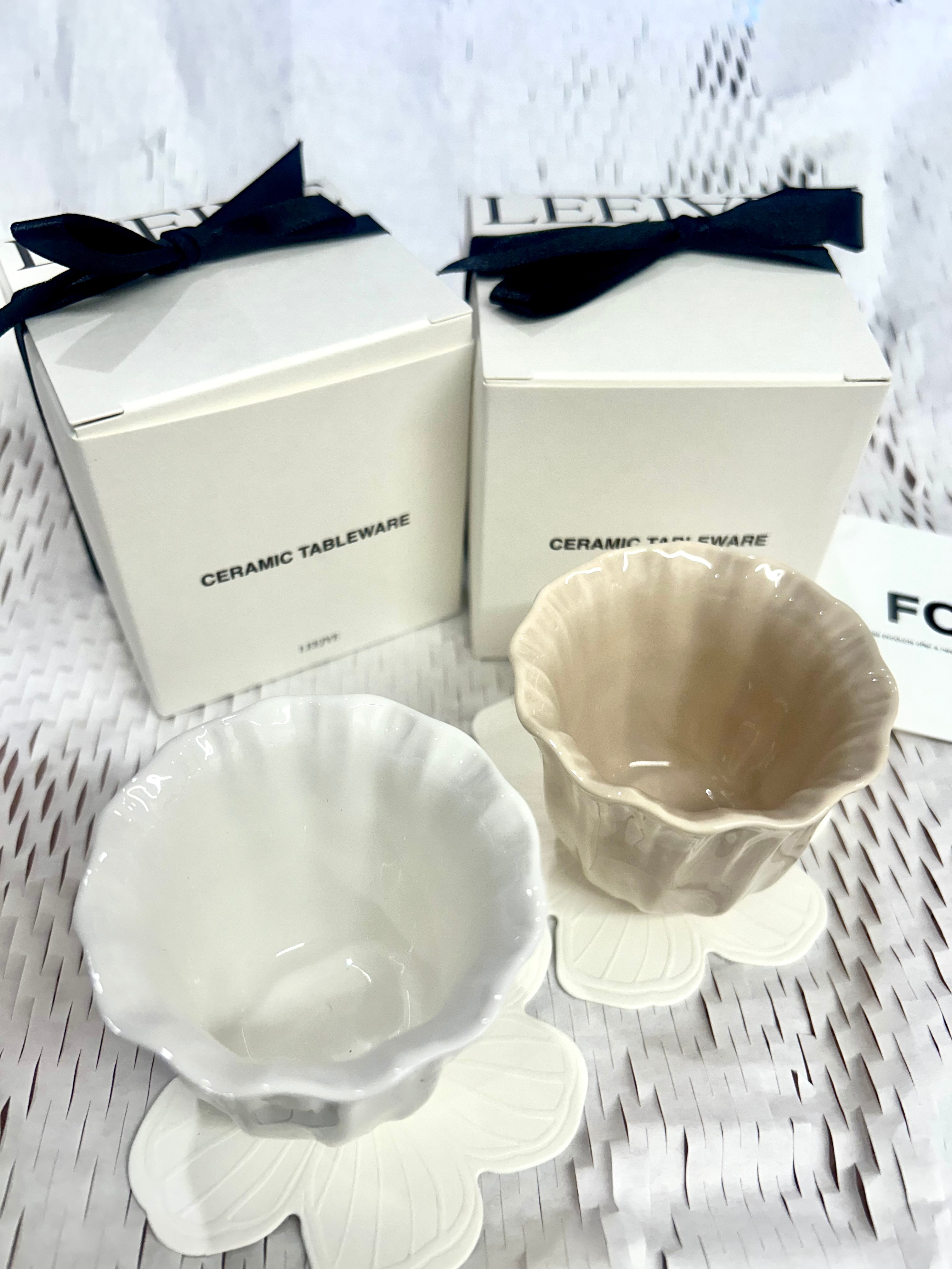 Pleats Ceramic Mini Cup Set (2-Piece) user photo