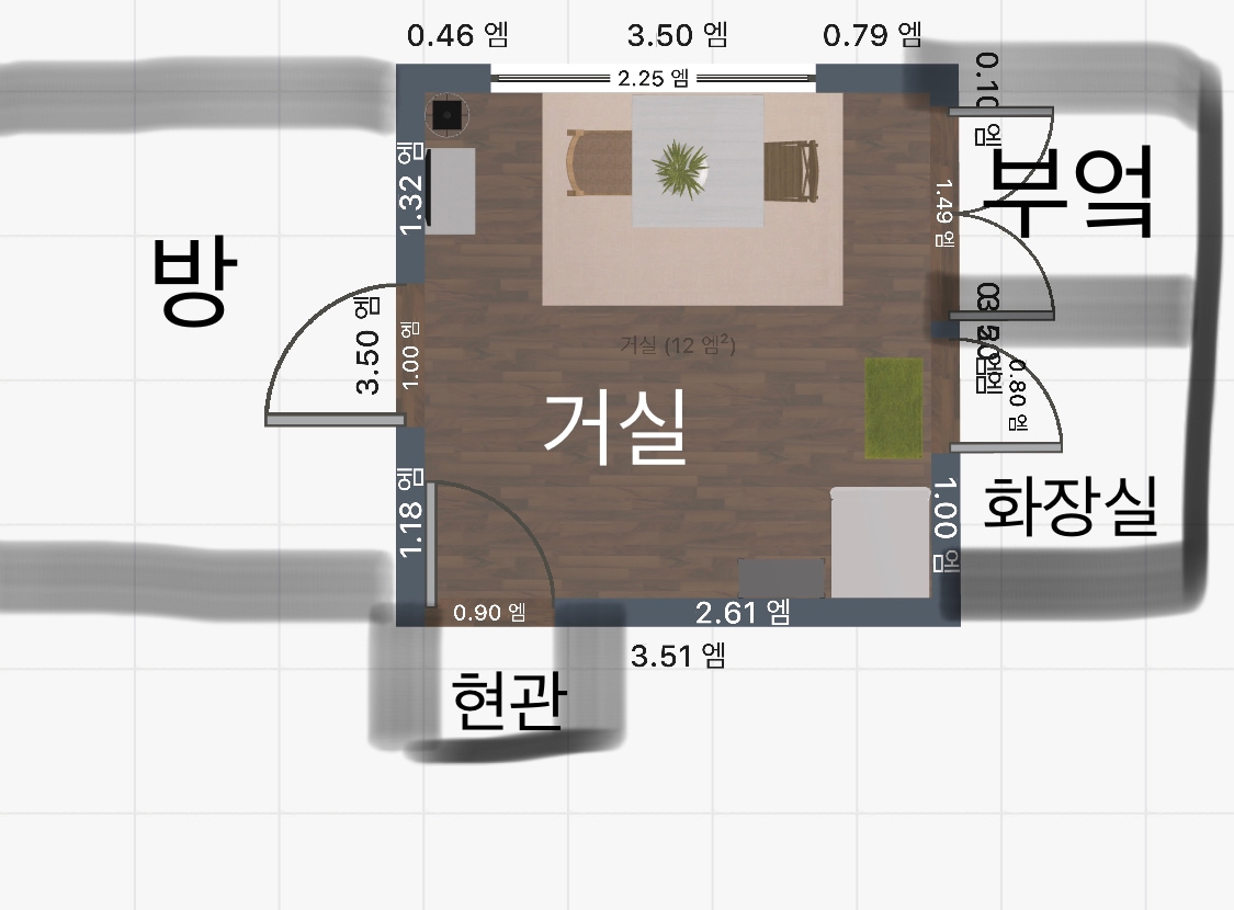 투룸 인테리어 조언 구합니다 | 공간꾸미기