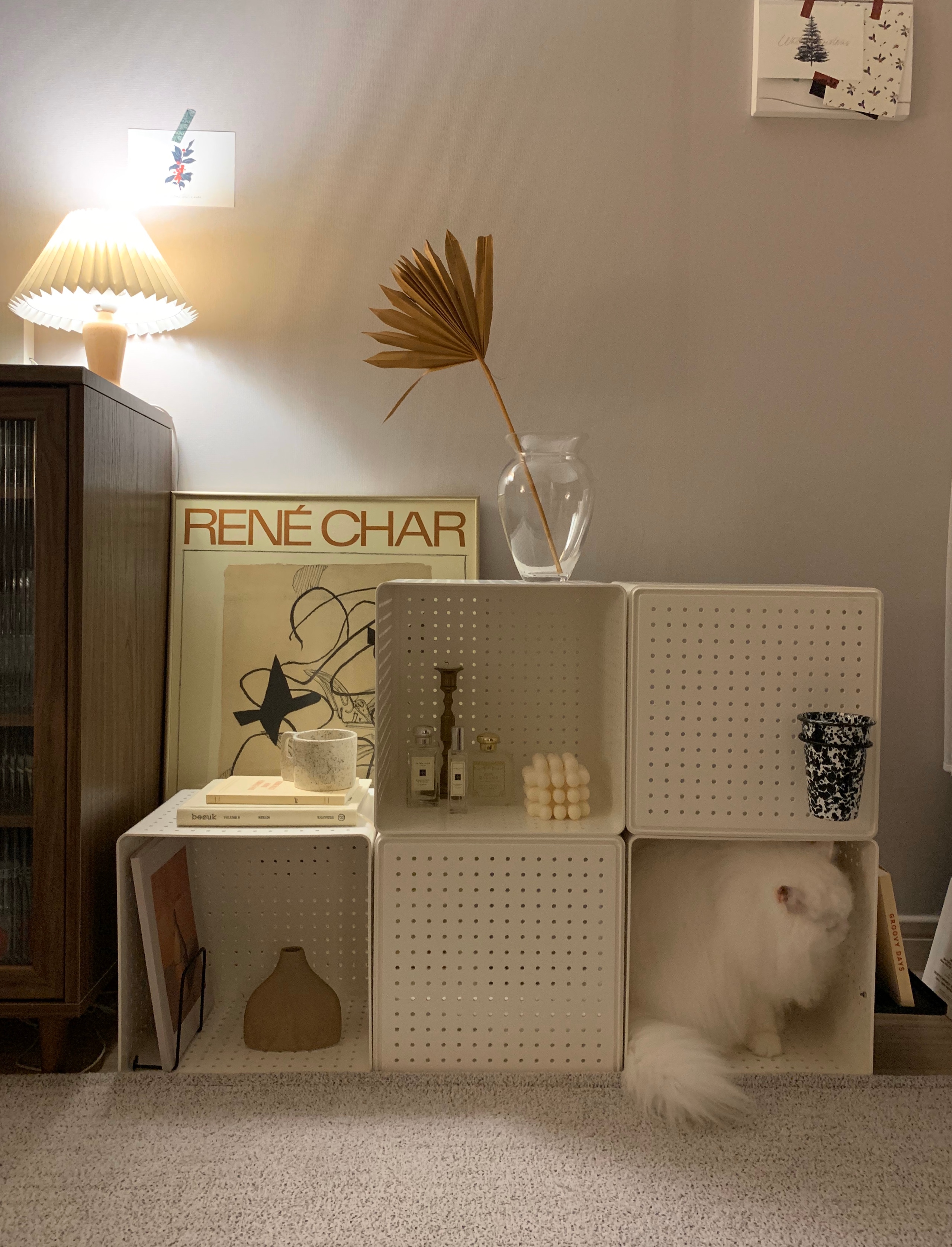 Pegboard Cable-Hiding Storage Cube user photo
