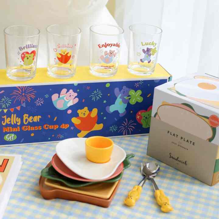 サンドイッチのフラットプレートセット