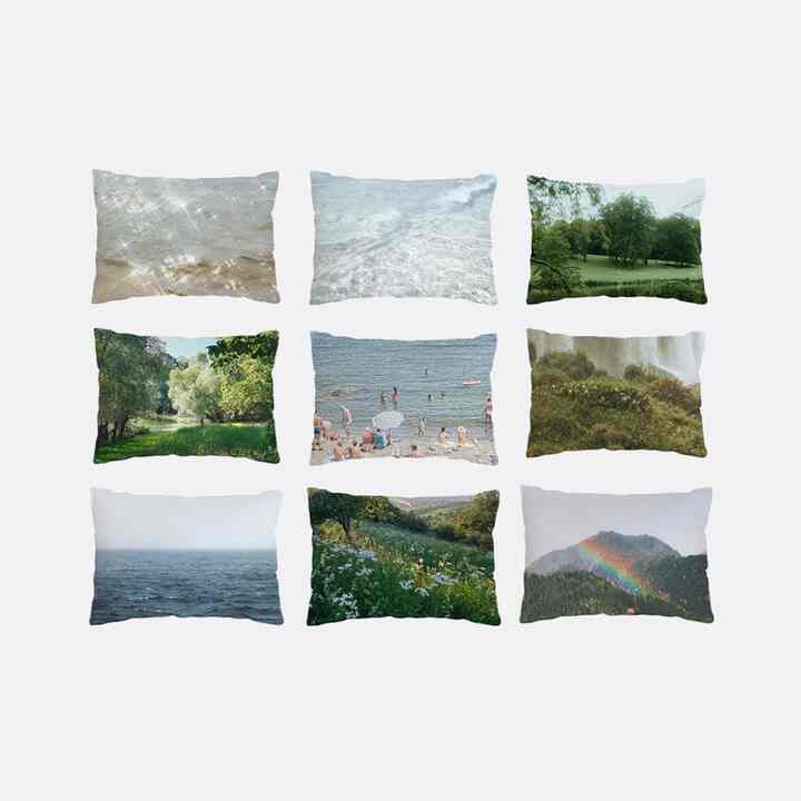 フォトデザイン枕カバー 50x70［15色］