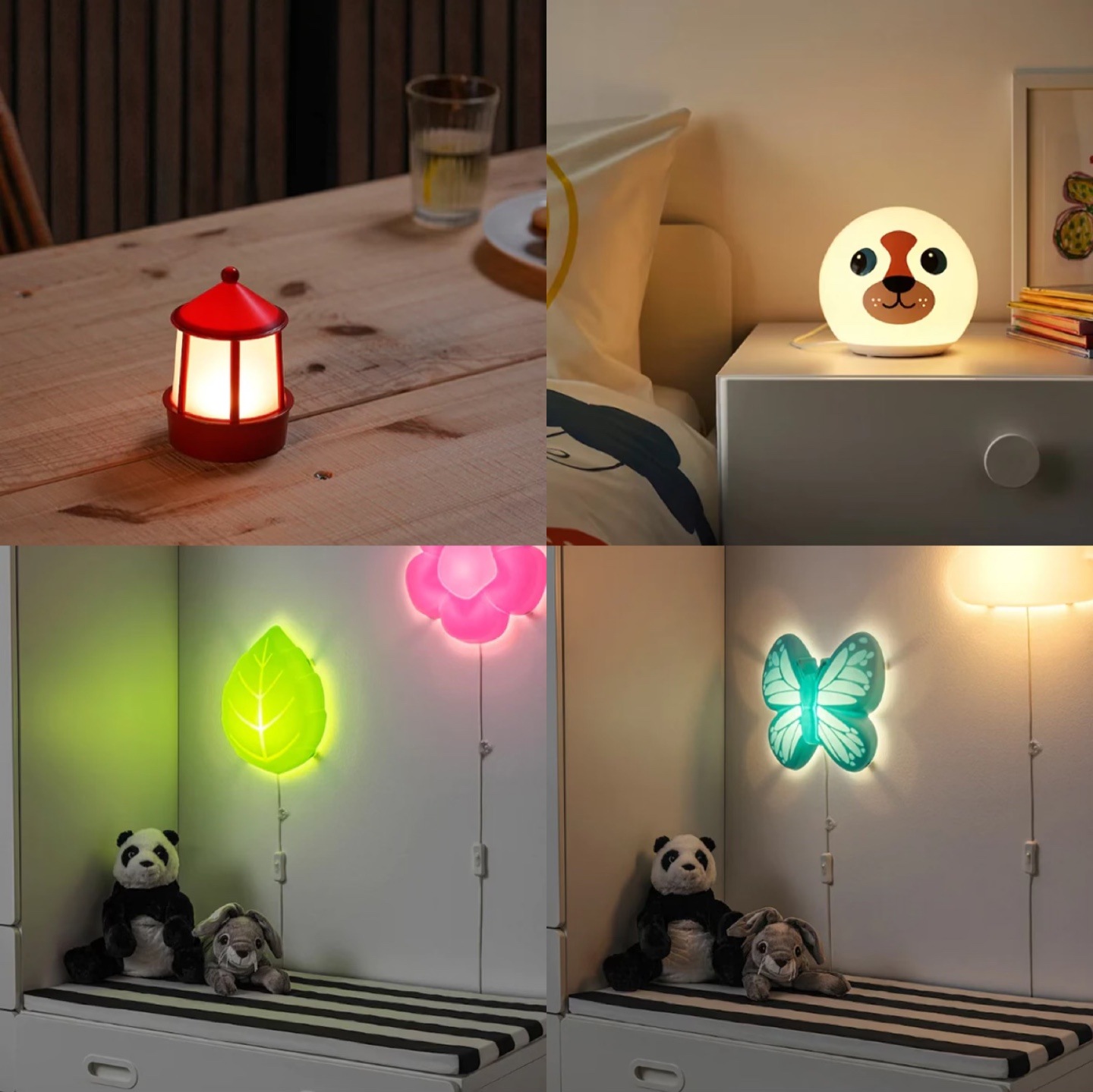 IKEA UPPLYST リーフ型 ウォールランプ グリーン IKEA UPPLYST ウップリスト LEDウォールランプ リーフ グリーン | 照明