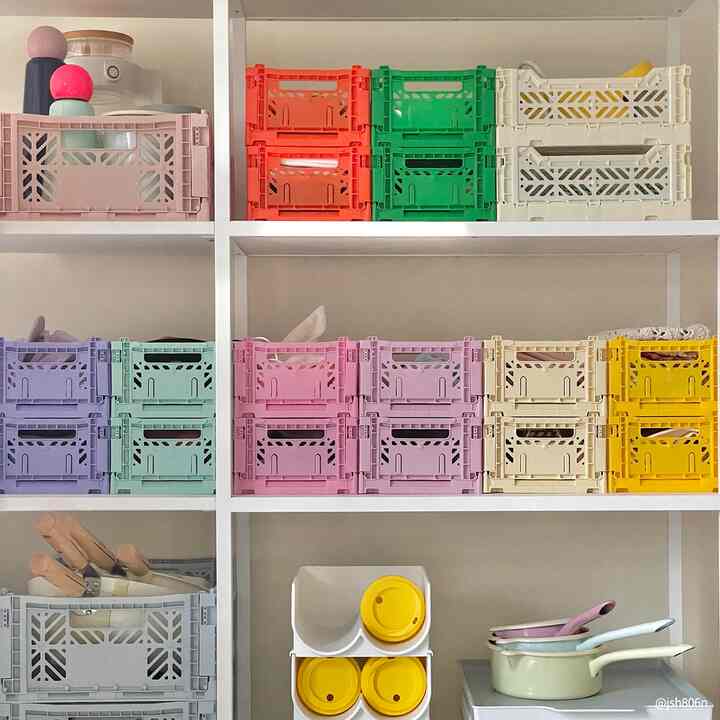 折りたたみ収納ボックス ミニ［8色］