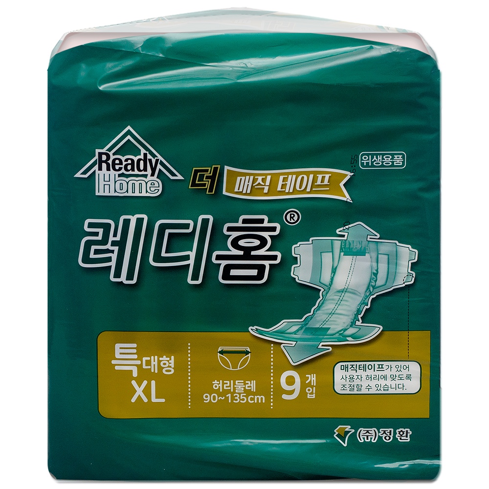 정환 레디홈 매직 성인용 고급 위생팬티 특대형 1박스 72매
