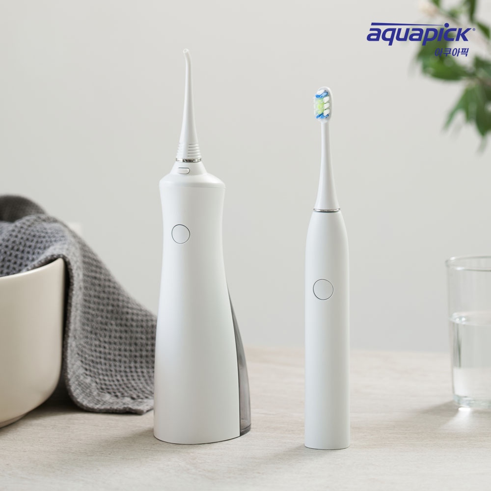 아쿠아픽 아쿠아픽 코드리스 구강세정기 AQ-230 + 음파전동칫솔 AQ-120