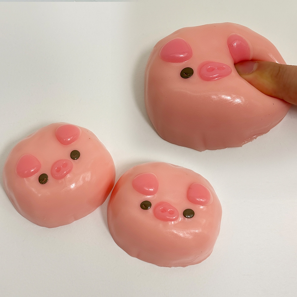 (주)유유존 찰싹모찌꿀꿀이 돼지 샤오홍슈 슬랑이 말랑 스퀴시볼
