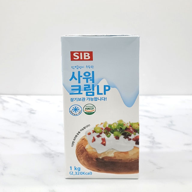 쿡툴즈 선인 생크림 사워크림 LP 1kg (아이스박스포함)