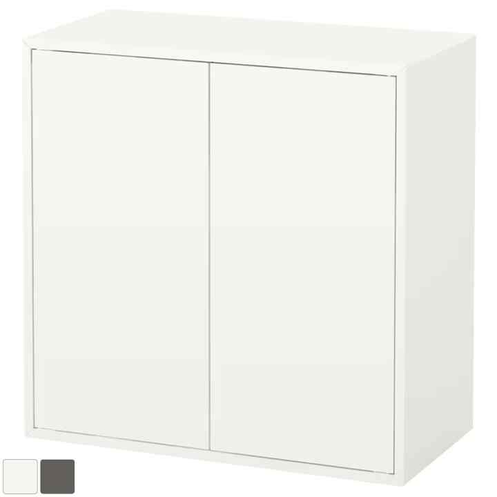 EKET エーケト キャビネット 扉2/棚板1付き［2色］