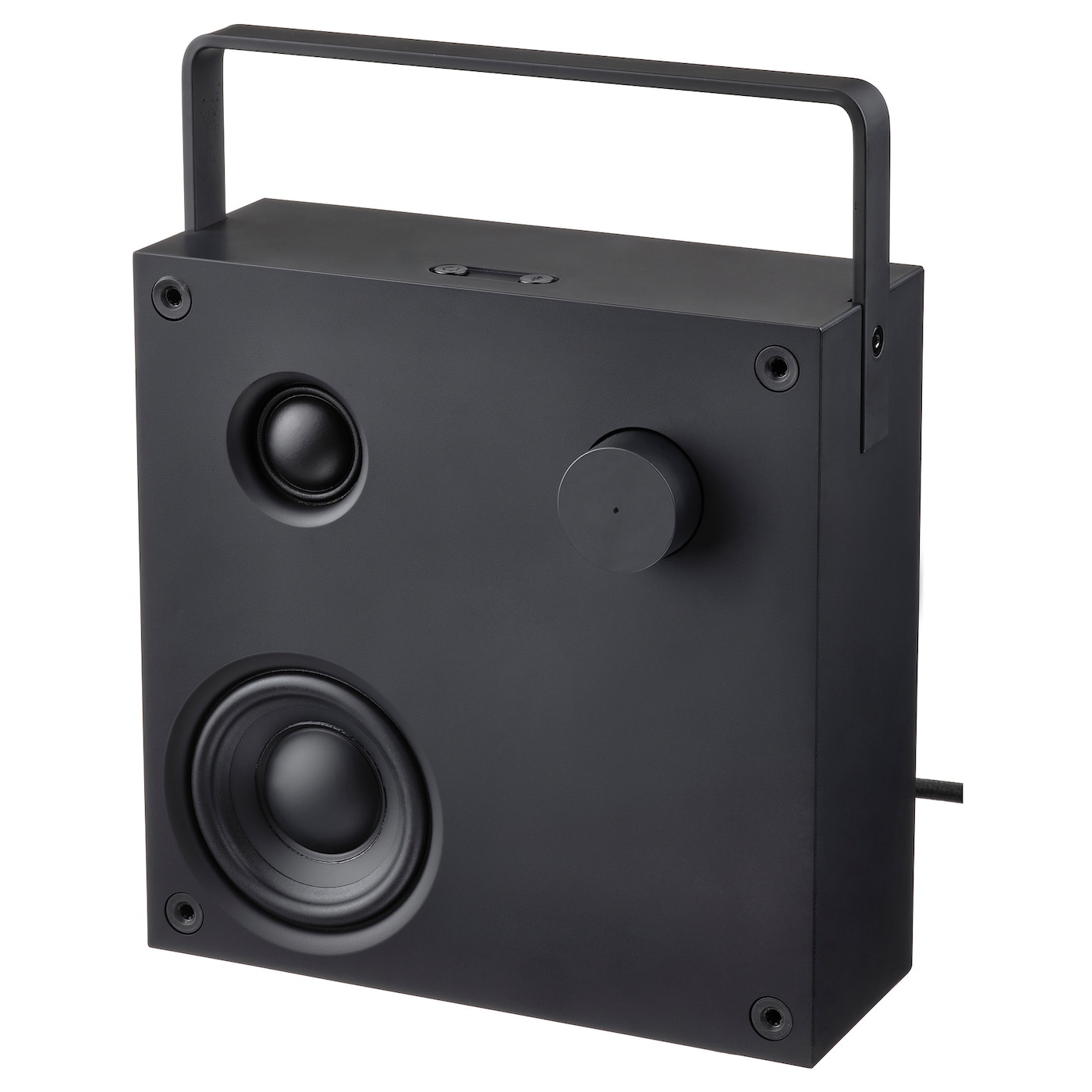 ヴァッペビーBluetooth スピーカー, ブラック/第３世代 2点セット IKEA VAPPEBY ヴァッペビー Bluetooth スピーカー, 第3世代［2色