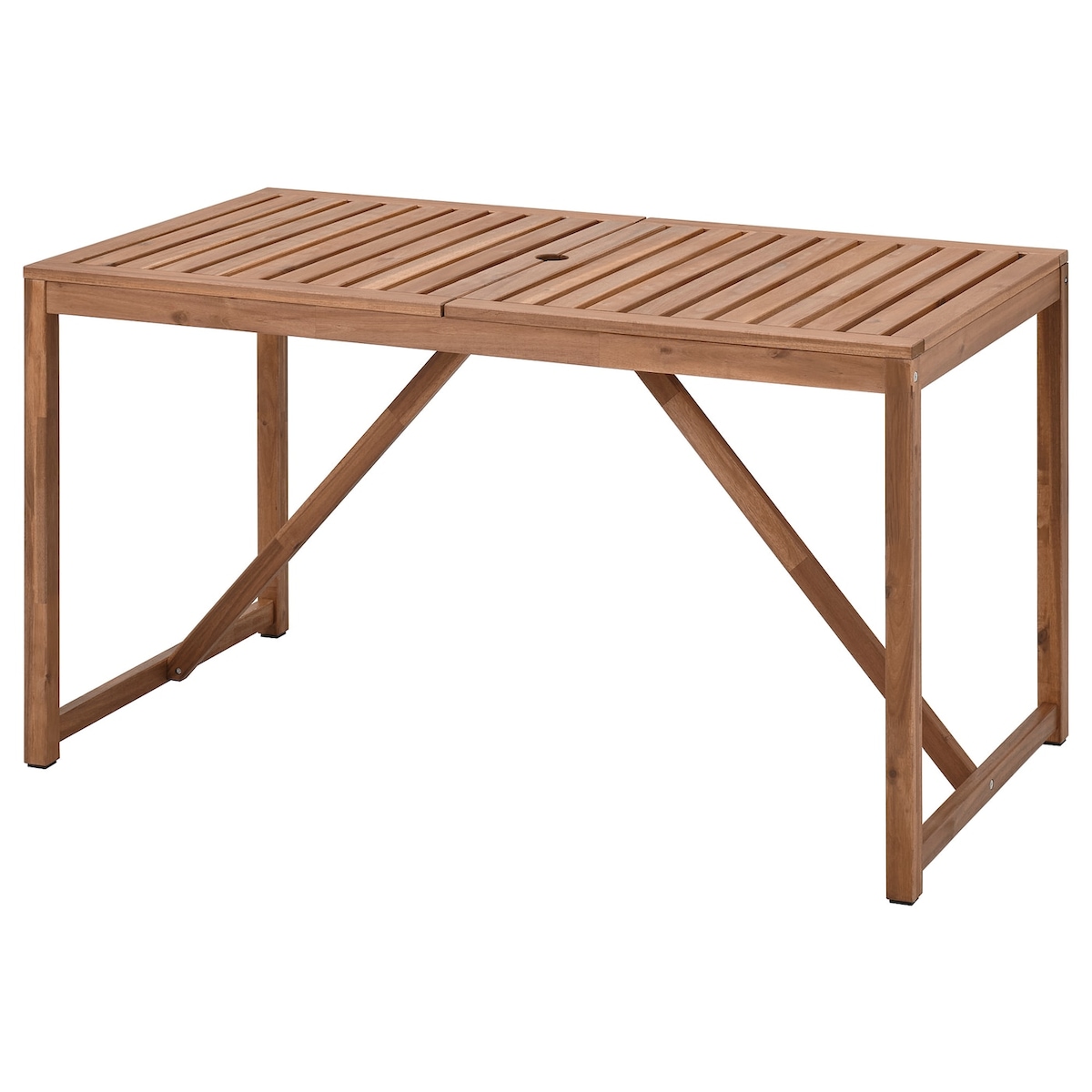 이케아 넴마뢰 야외테이블 140x75cm 라이트 스테인 브라운