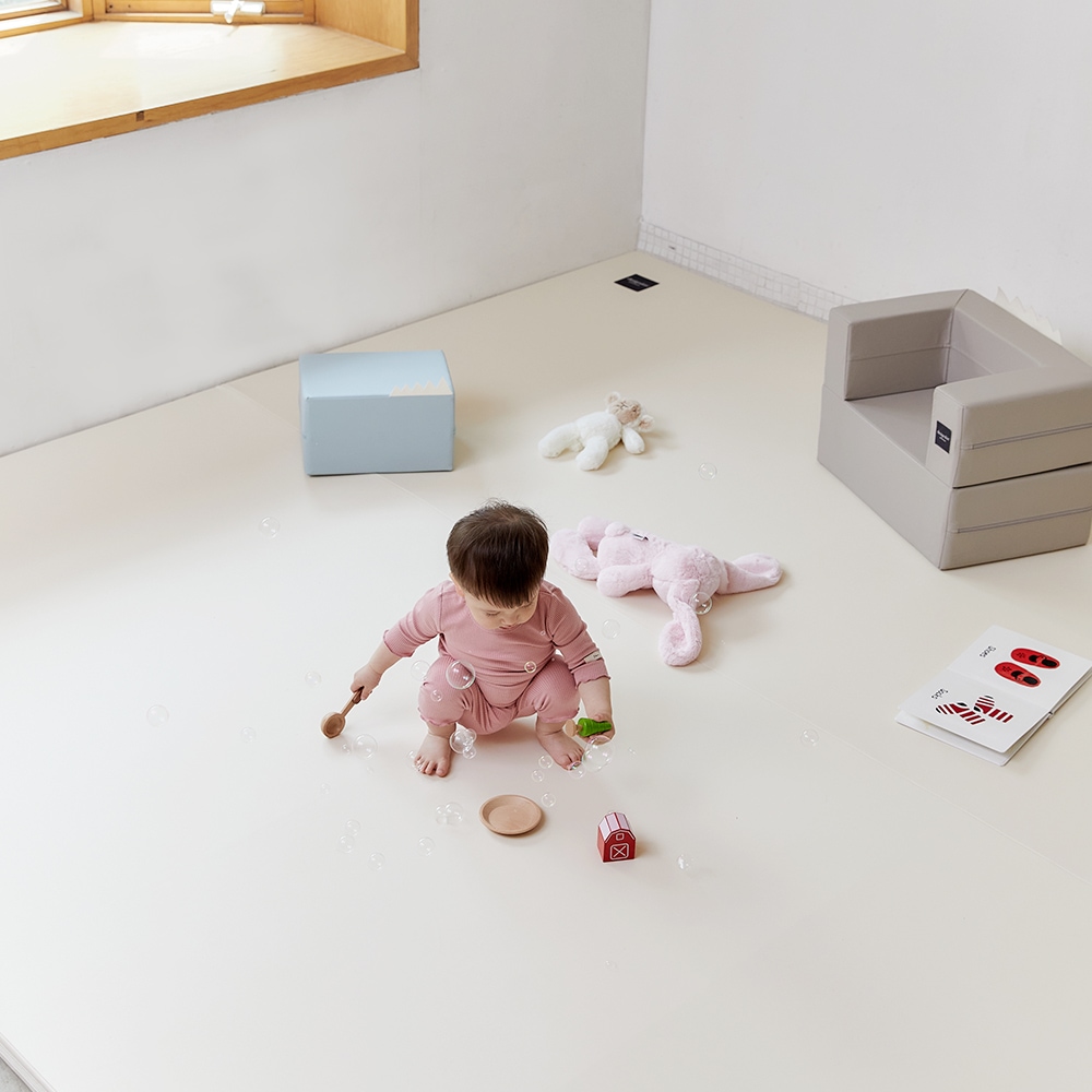 디자인스킨 클린핏 풀커버 와이드 양면매트(280x280) 틈새 제로 아기 폴더매트